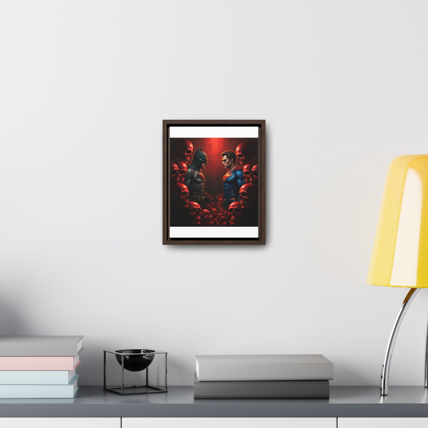 batman vs superman Gallery Canvas Wraps, Vertical Frame