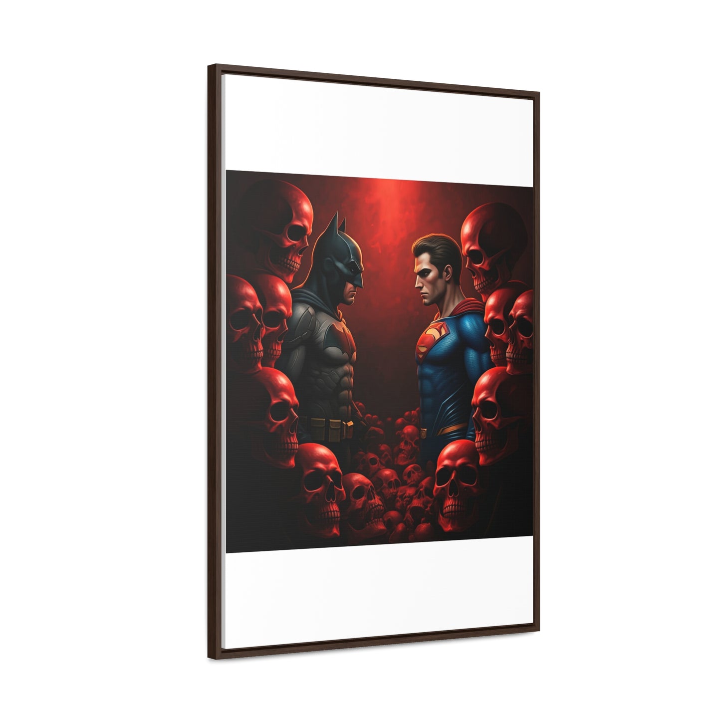 batman vs superman Gallery Canvas Wraps, Vertical Frame