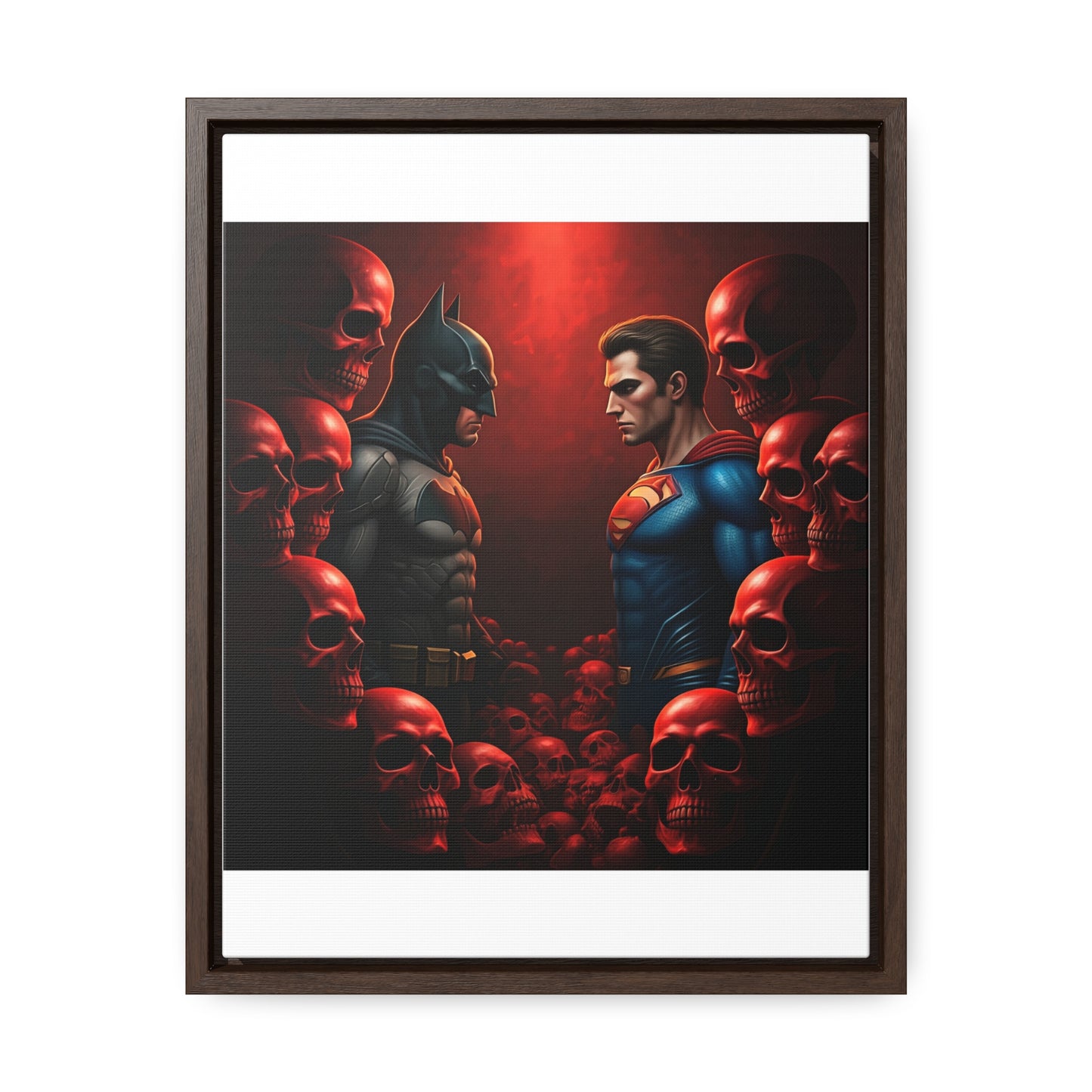 batman vs superman Gallery Canvas Wraps, Vertical Frame