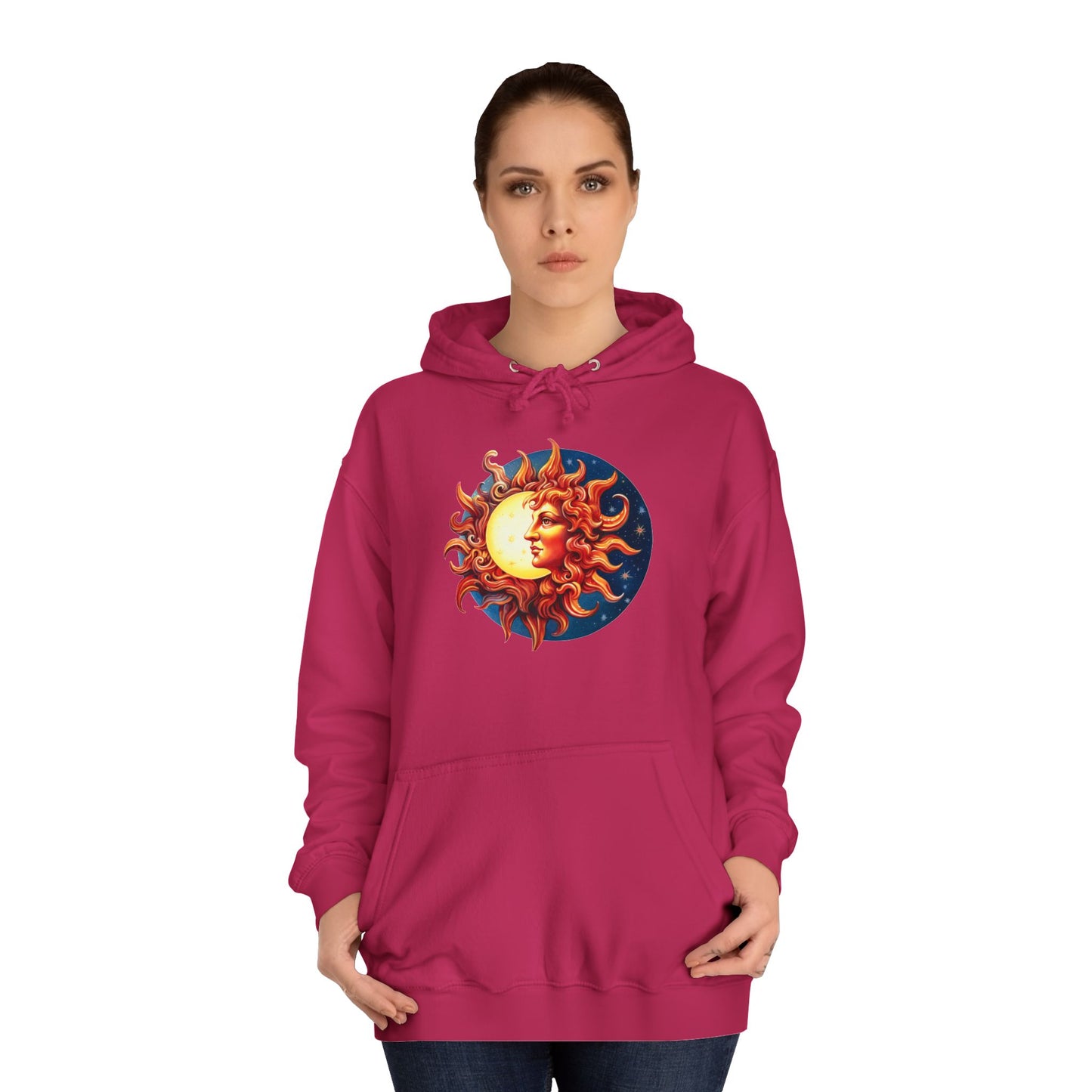 Unisex College Hoodie sun color