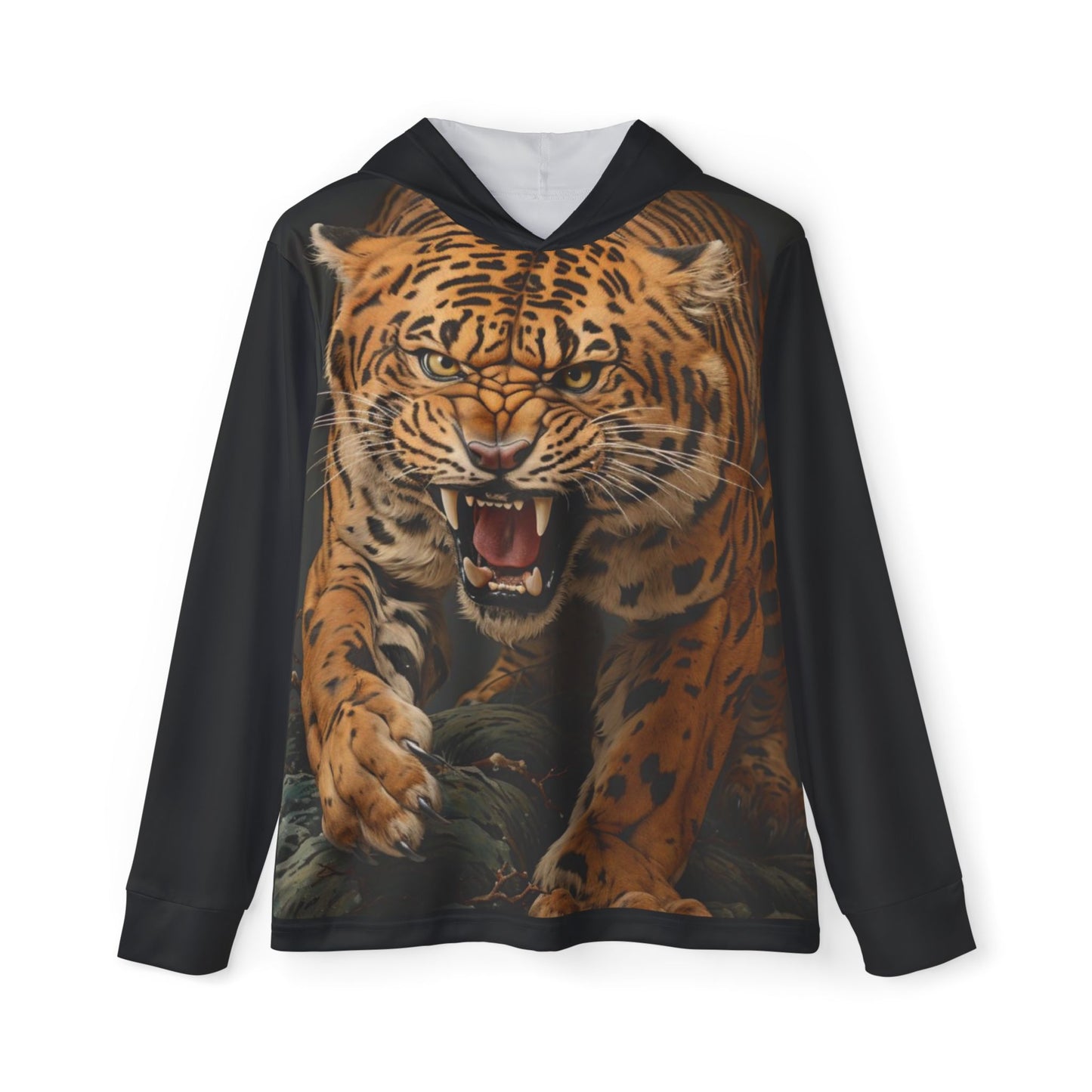 Men's Sports Warmup Hoodie (AOP) tiger print sport