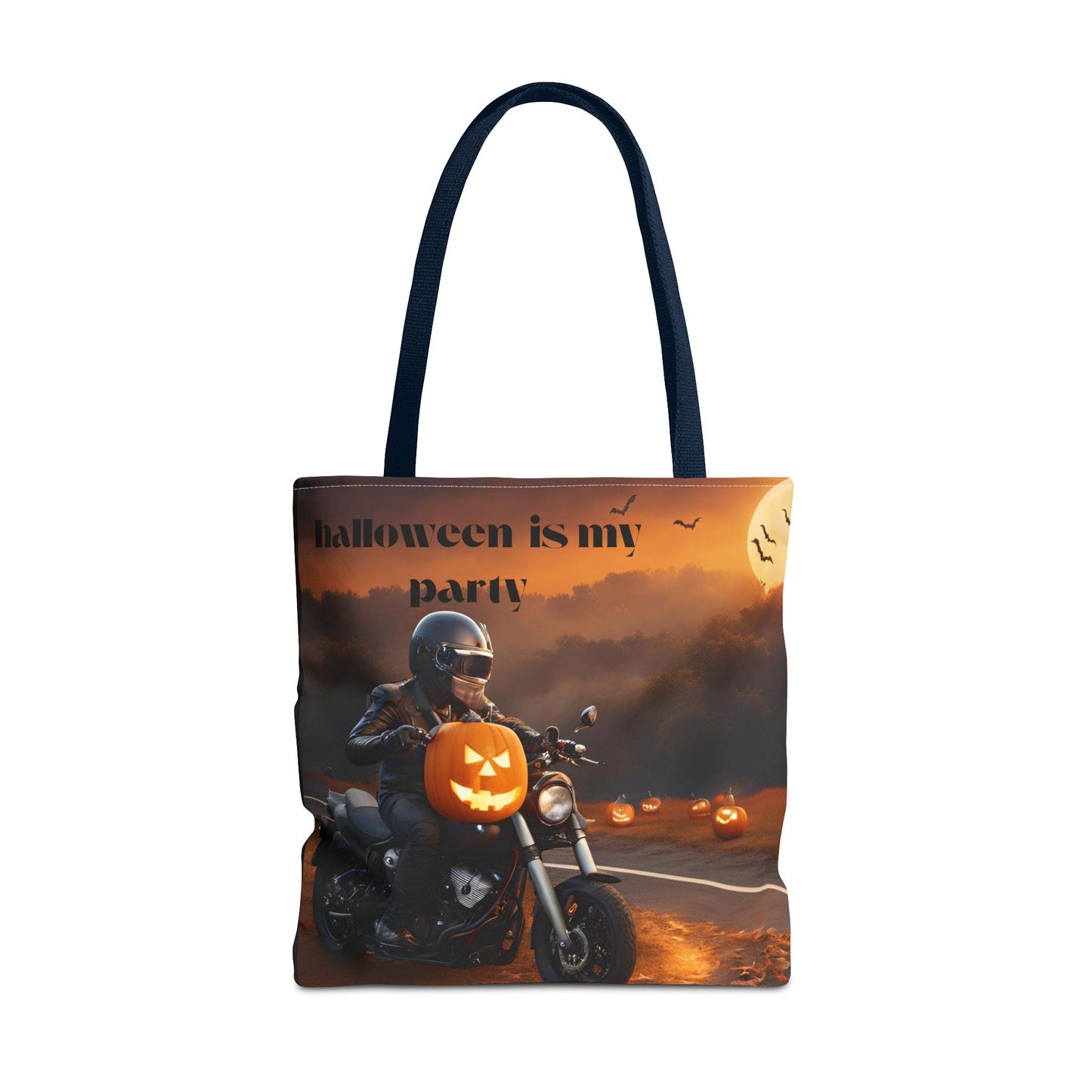 Tote Bag (AOP)halloween gift Pumpkin Party boy girl unisex