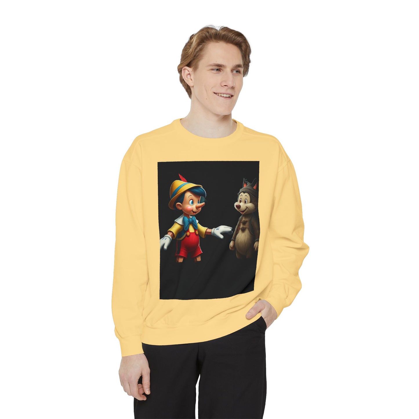 Unisex Garment-Dyed Sweatshirt pinocchio