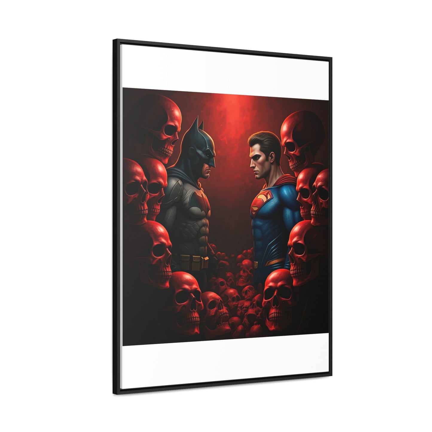 batman vs superman Gallery Canvas Wraps, Vertical Frame