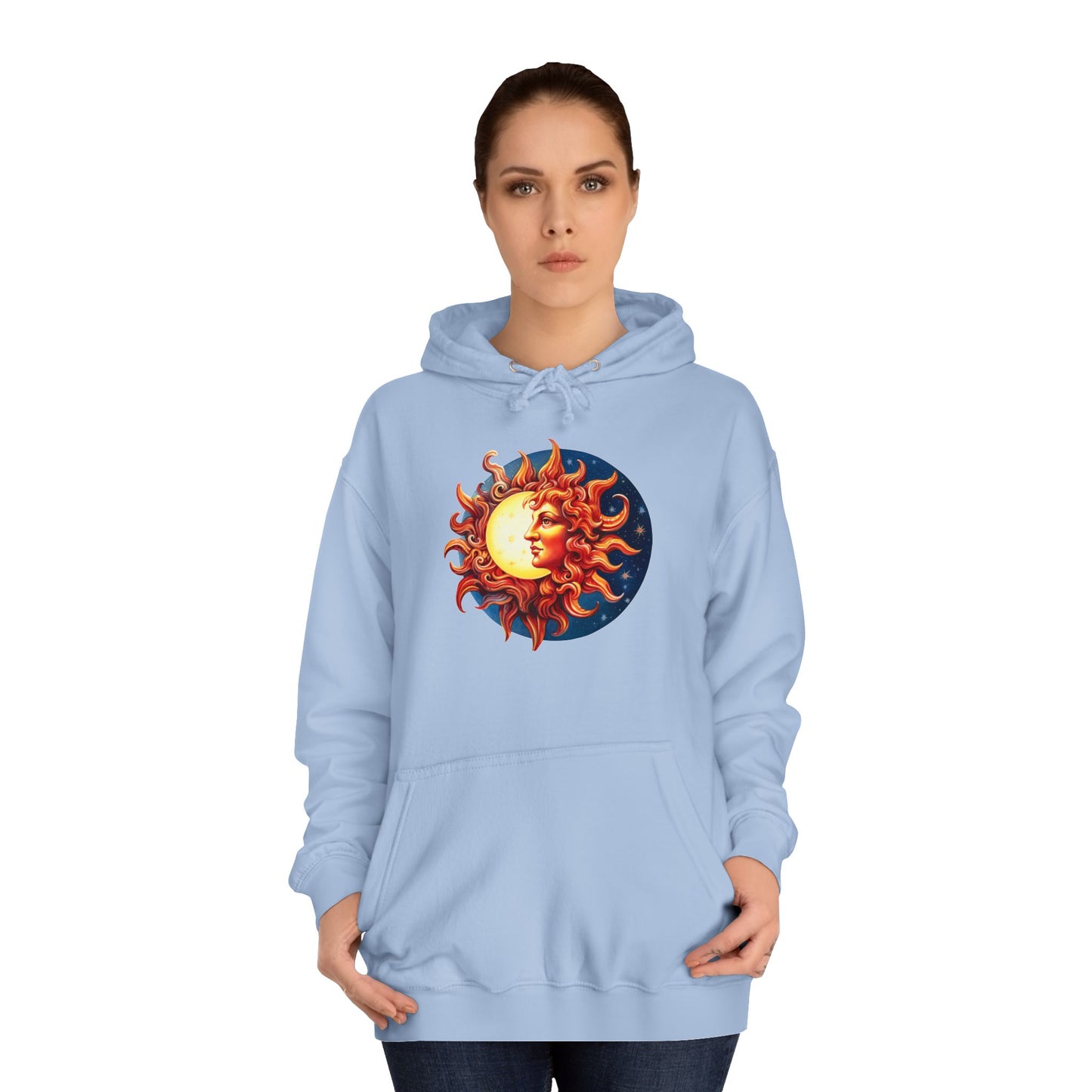 Unisex College Hoodie sun color