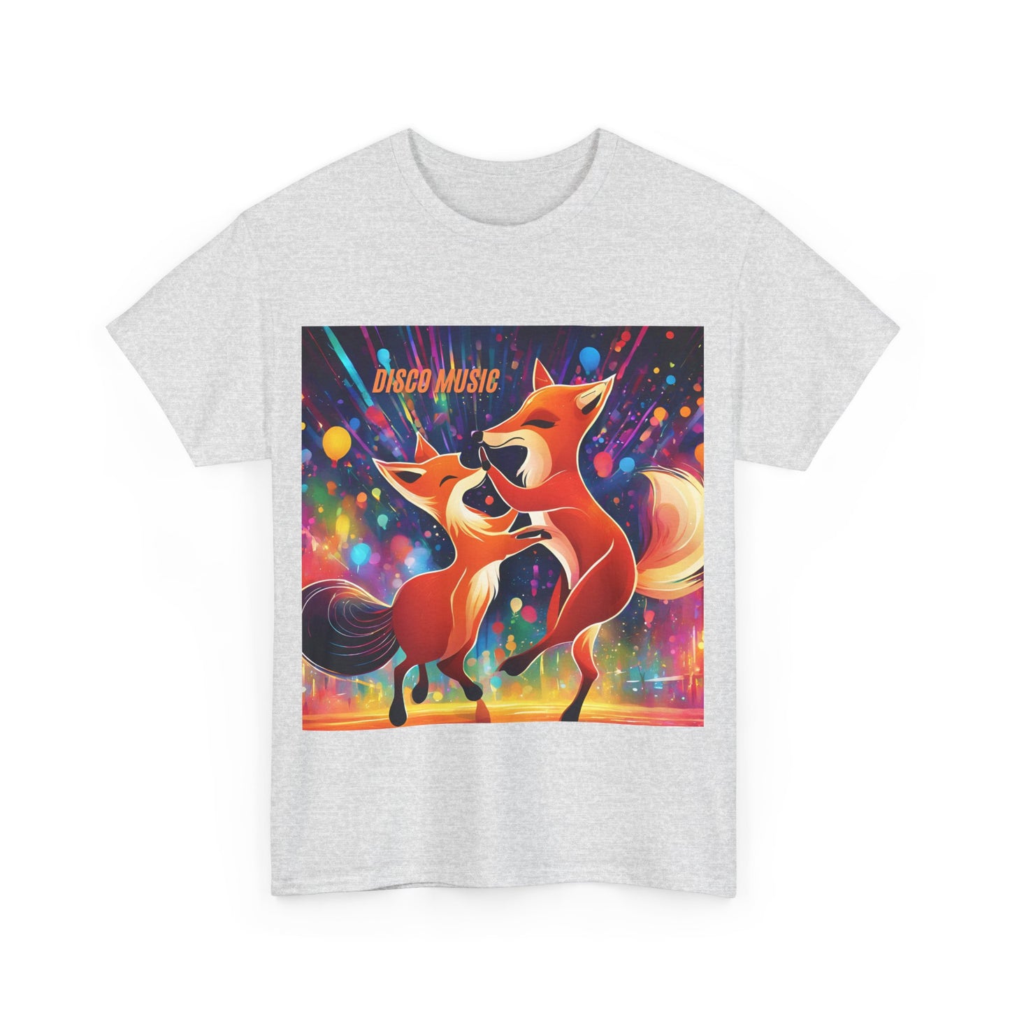 Unisex Heavy Cotton Tee fox disco music dance