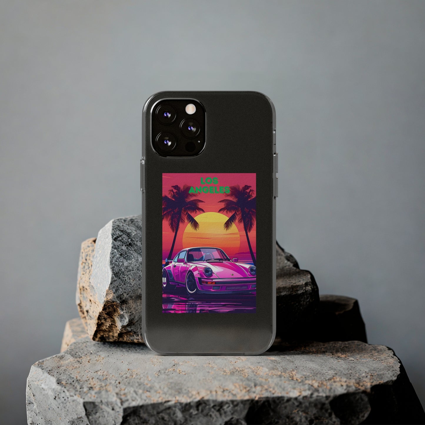 Soft Phone Cases los angeles car night