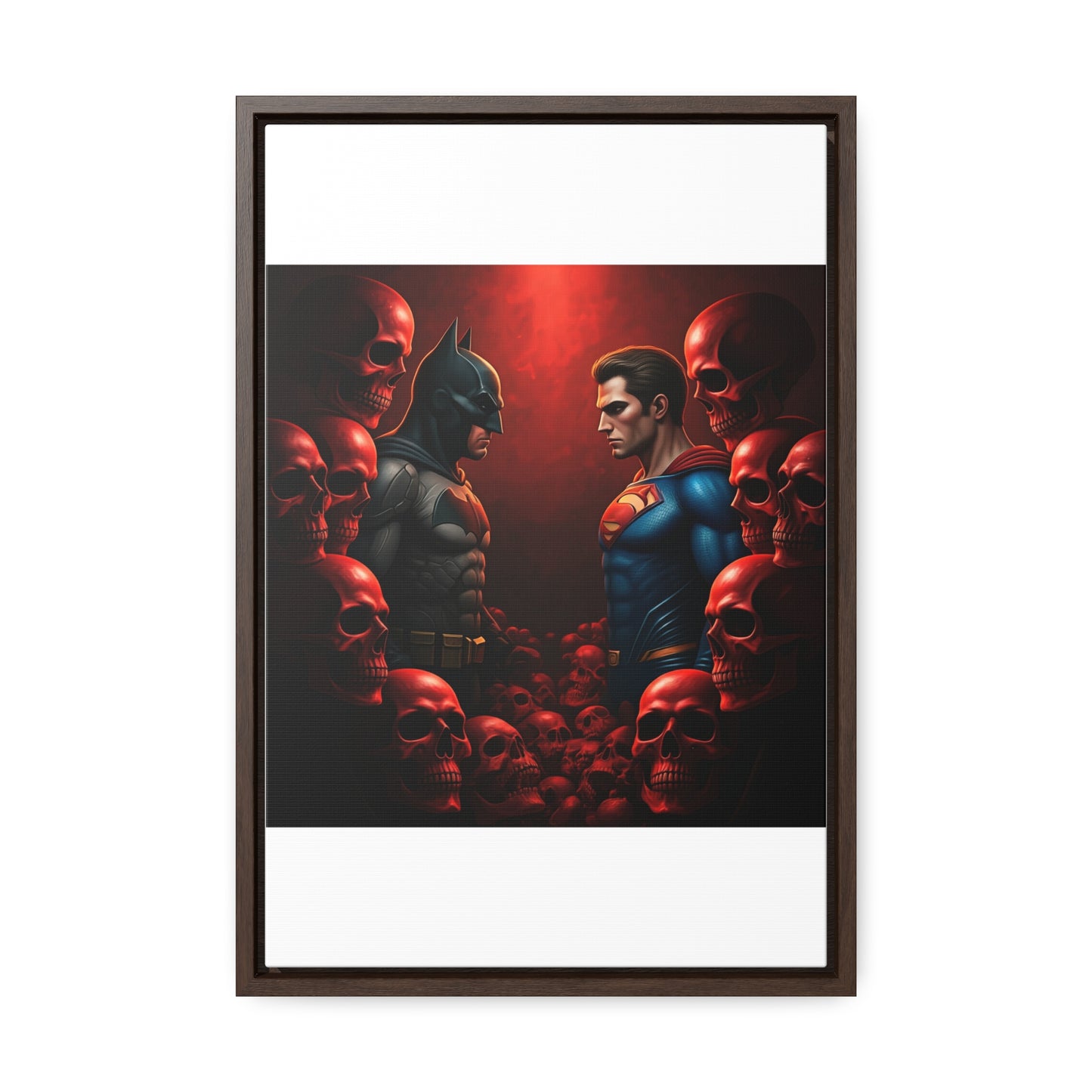 batman vs superman Gallery Canvas Wraps, Vertical Frame