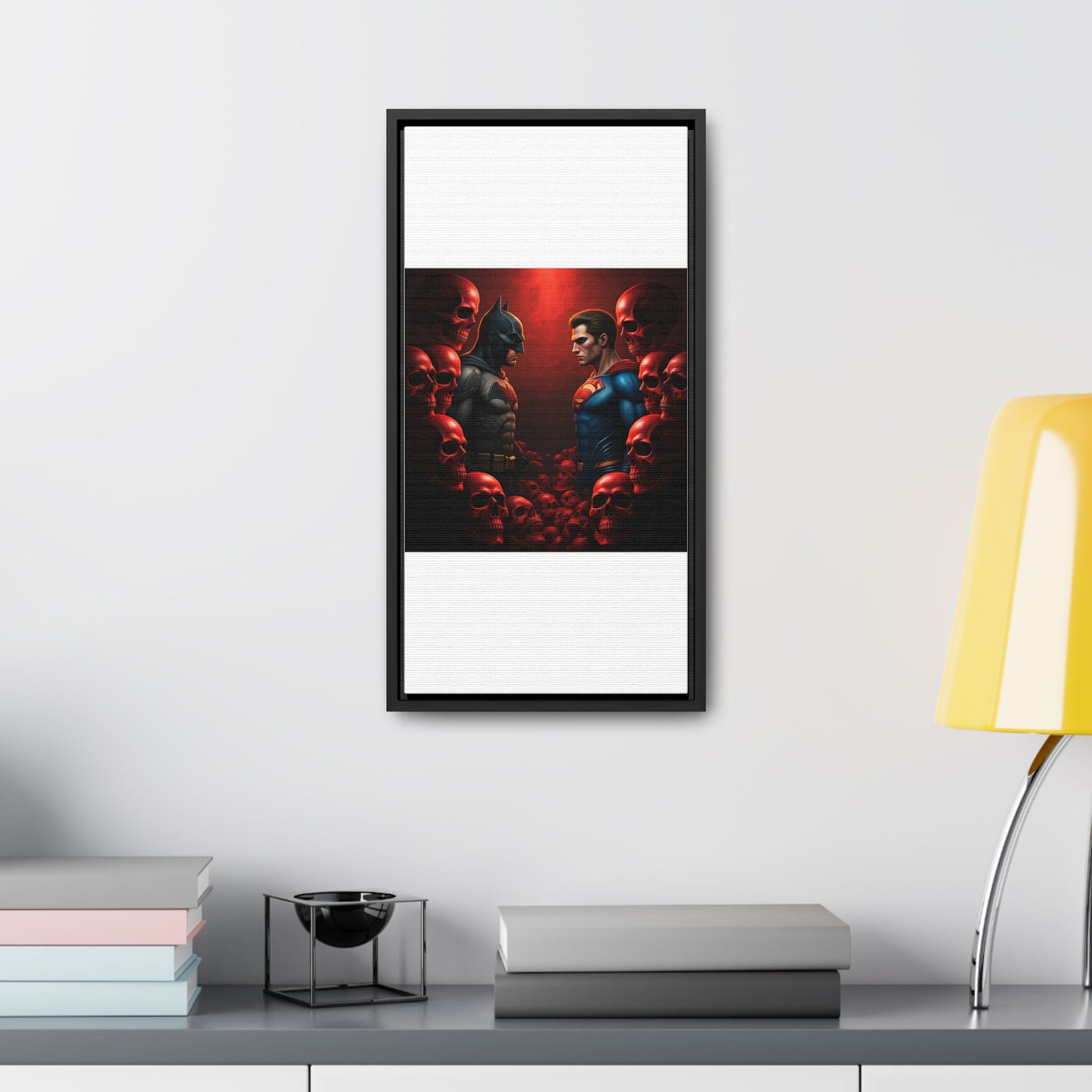 batman vs superman Gallery Canvas Wraps, Vertical Frame