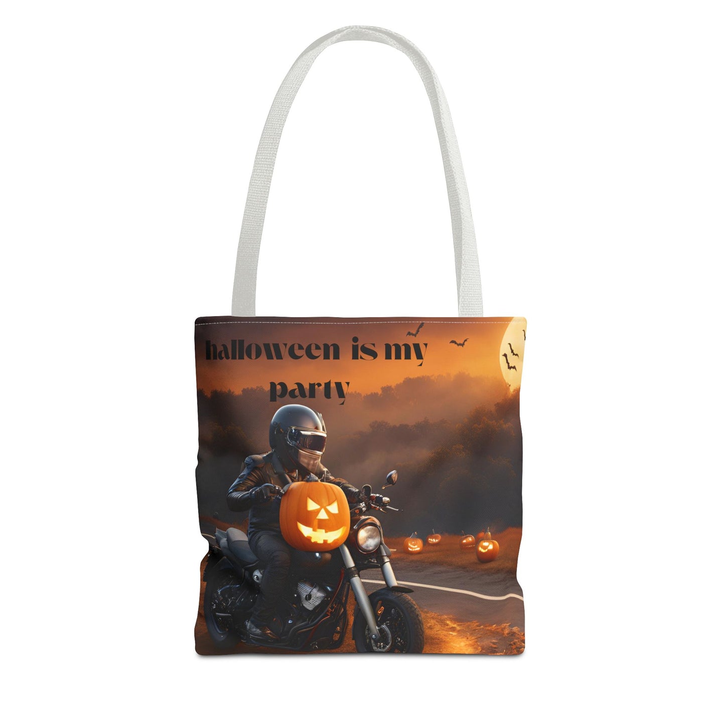 Tote Bag (AOP)halloween gift Pumpkin Party boy girl unisex