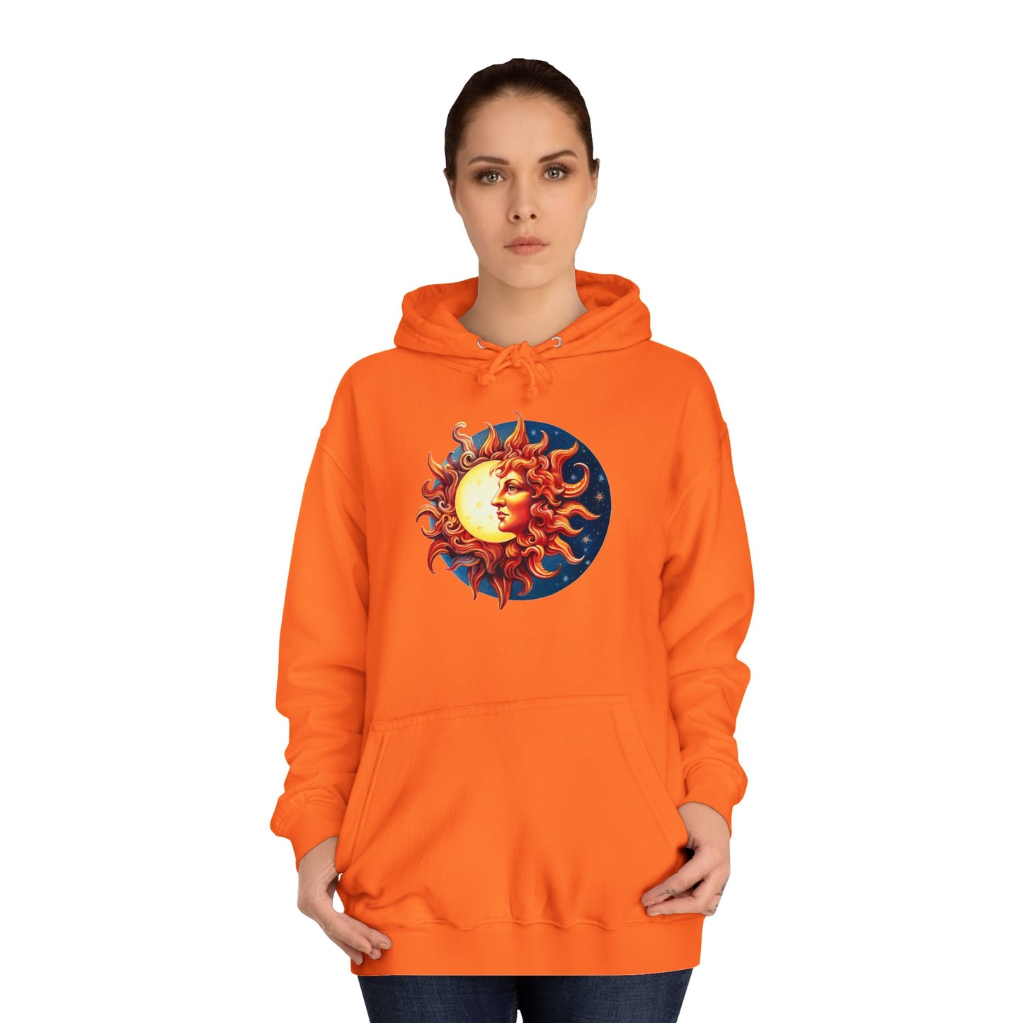 Unisex College Hoodie sun color