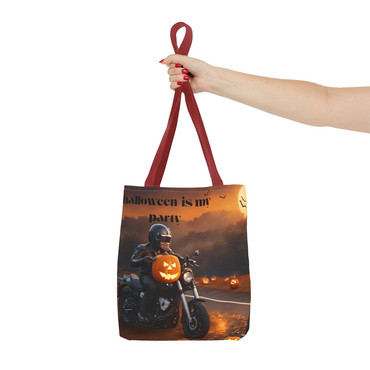 Tote Bag (AOP)halloween gift Pumpkin Party boy girl unisex