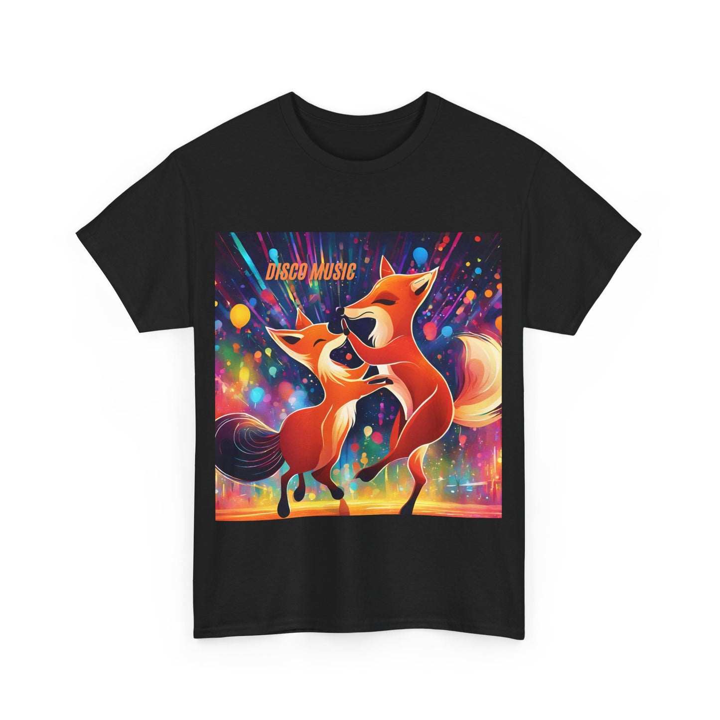 Unisex Heavy Cotton Tee fox disco music dance