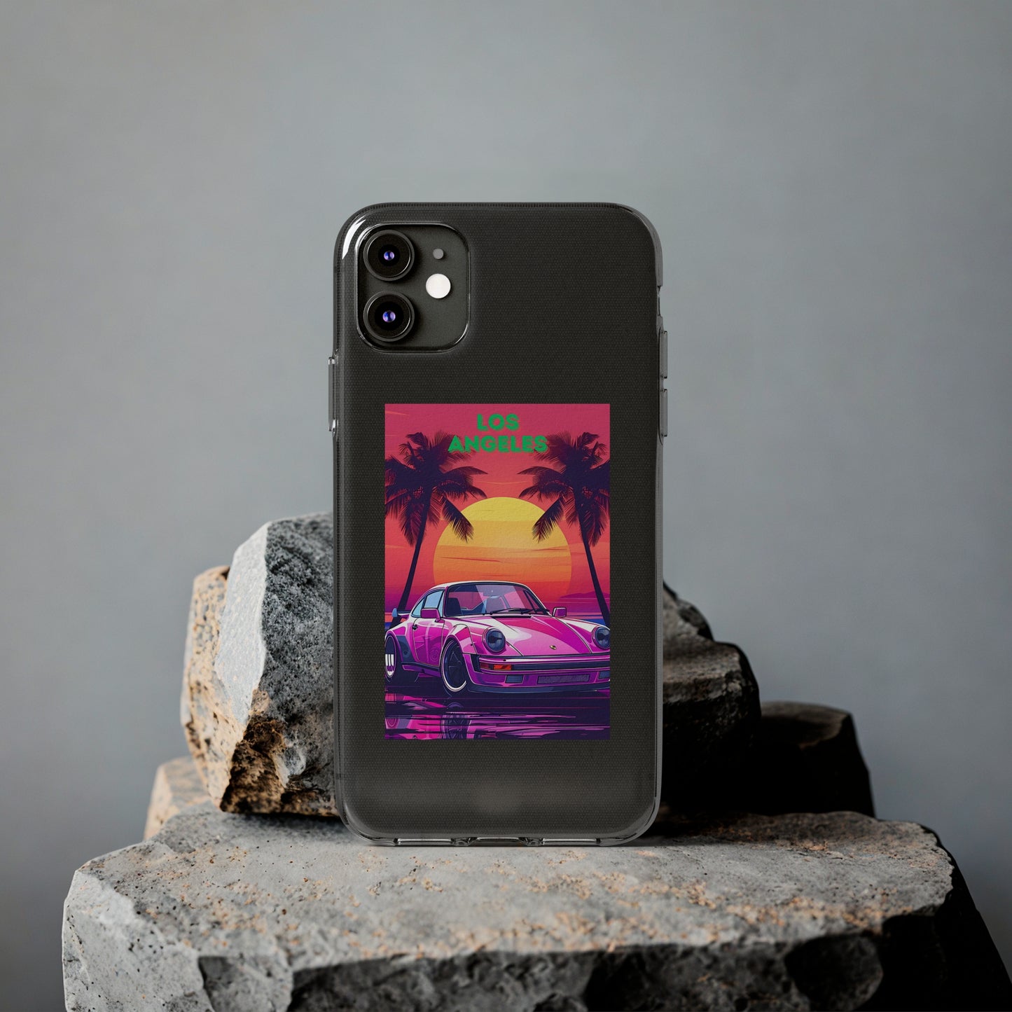 Soft Phone Cases los angeles car night