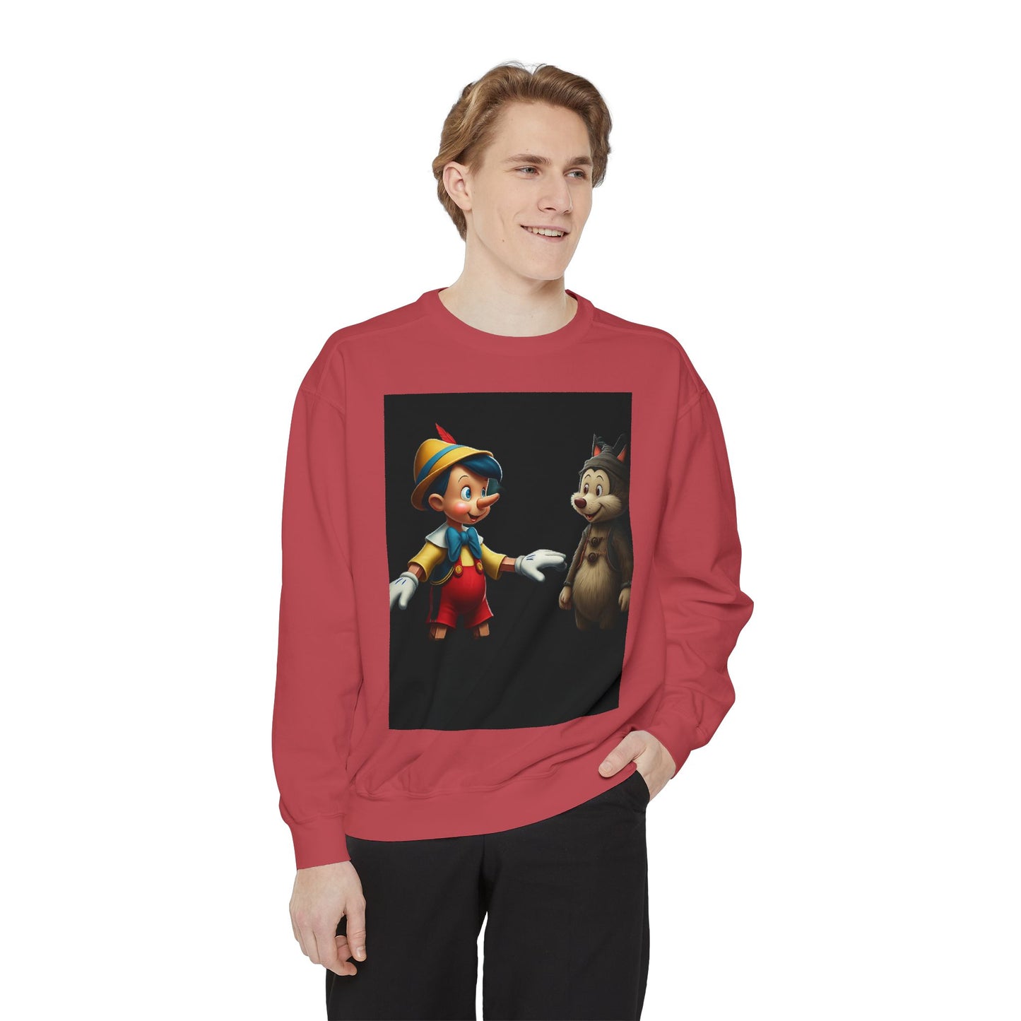 Unisex Garment-Dyed Sweatshirt pinocchio