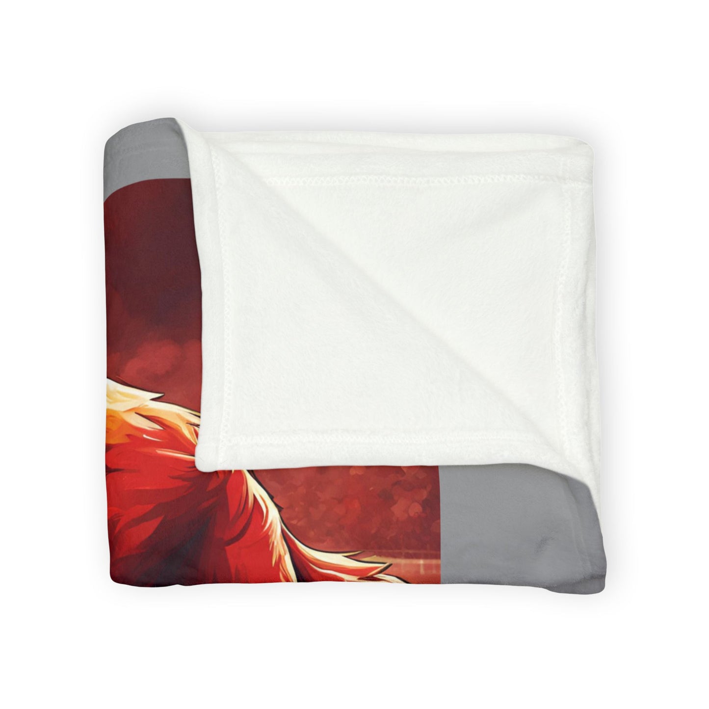 Soft Polyester Blanket lupo aquila testa roma calcio campo derby