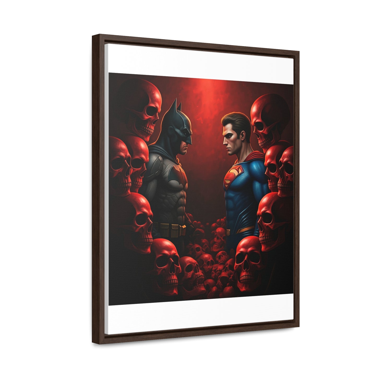 batman vs superman Gallery Canvas Wraps, Vertical Frame