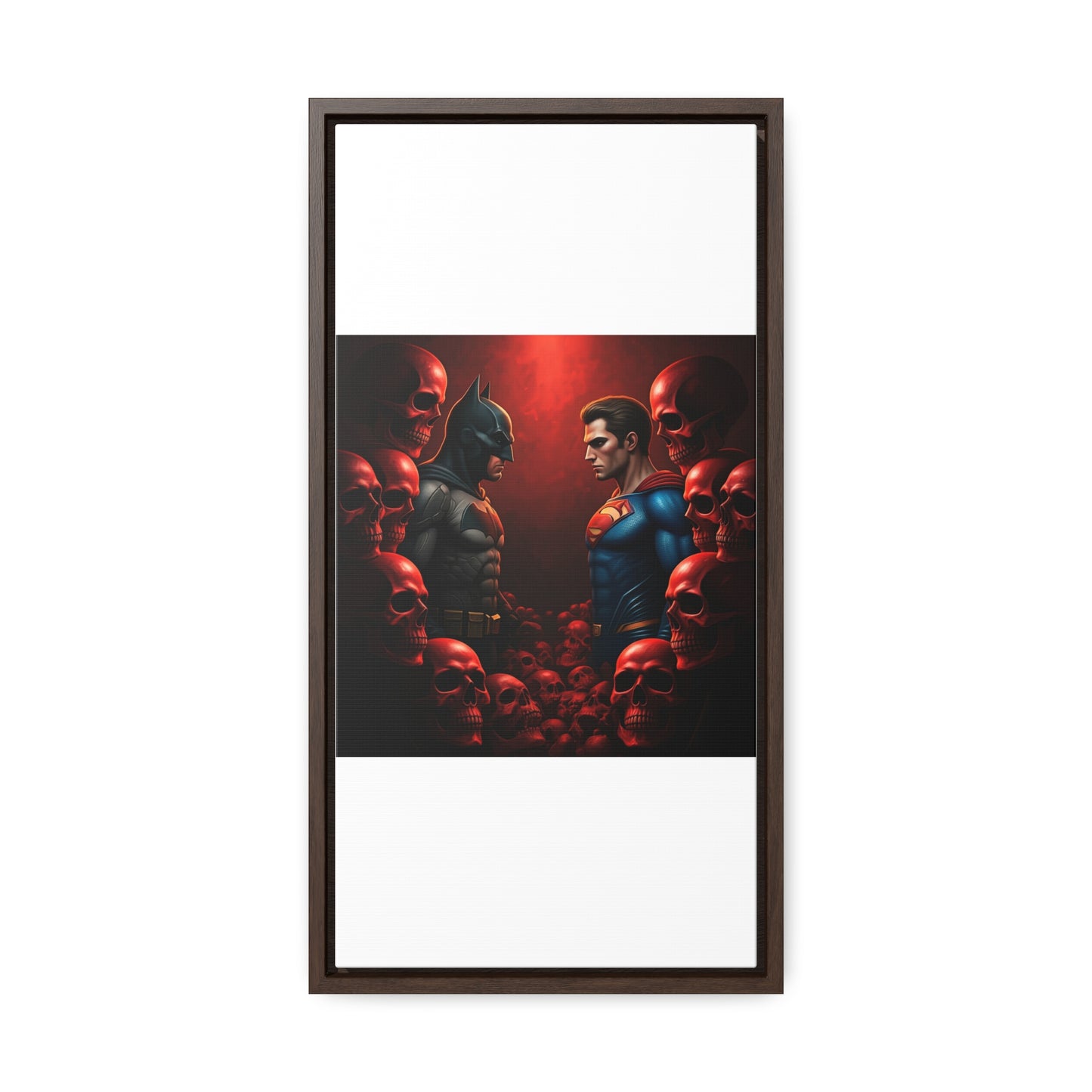 batman vs superman Gallery Canvas Wraps, Vertical Frame