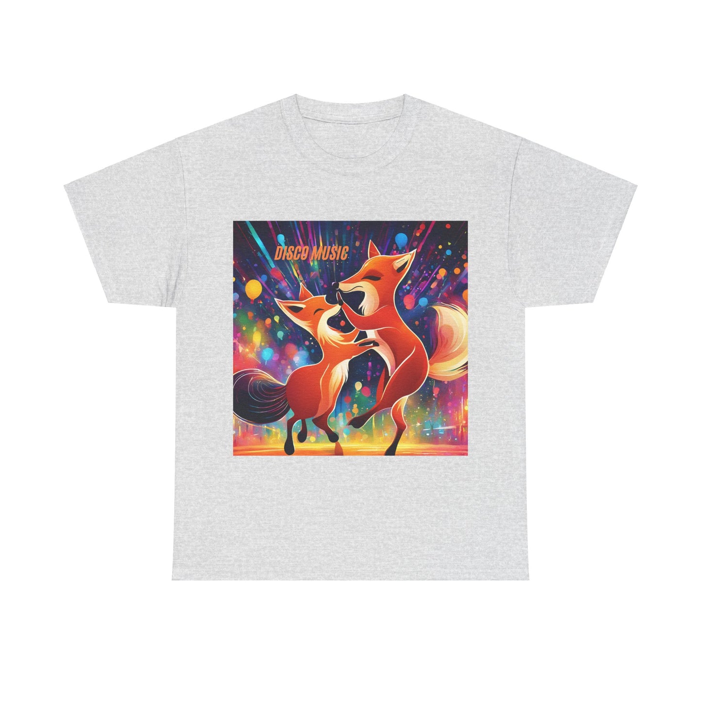 Unisex Heavy Cotton Tee fox disco music dance