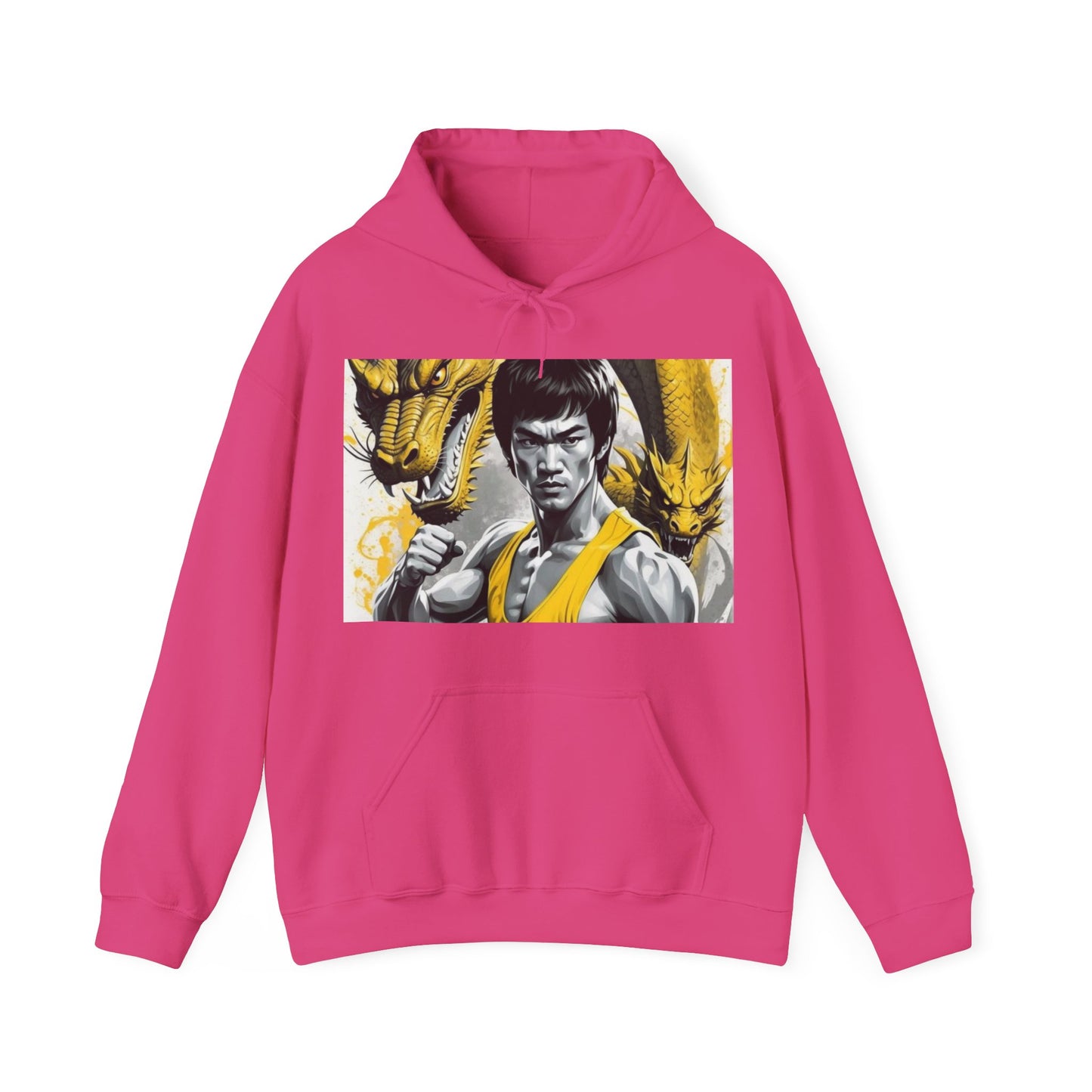 Unisex Heavy Blend™ Hooded Sweatshirt bruce lee dragon