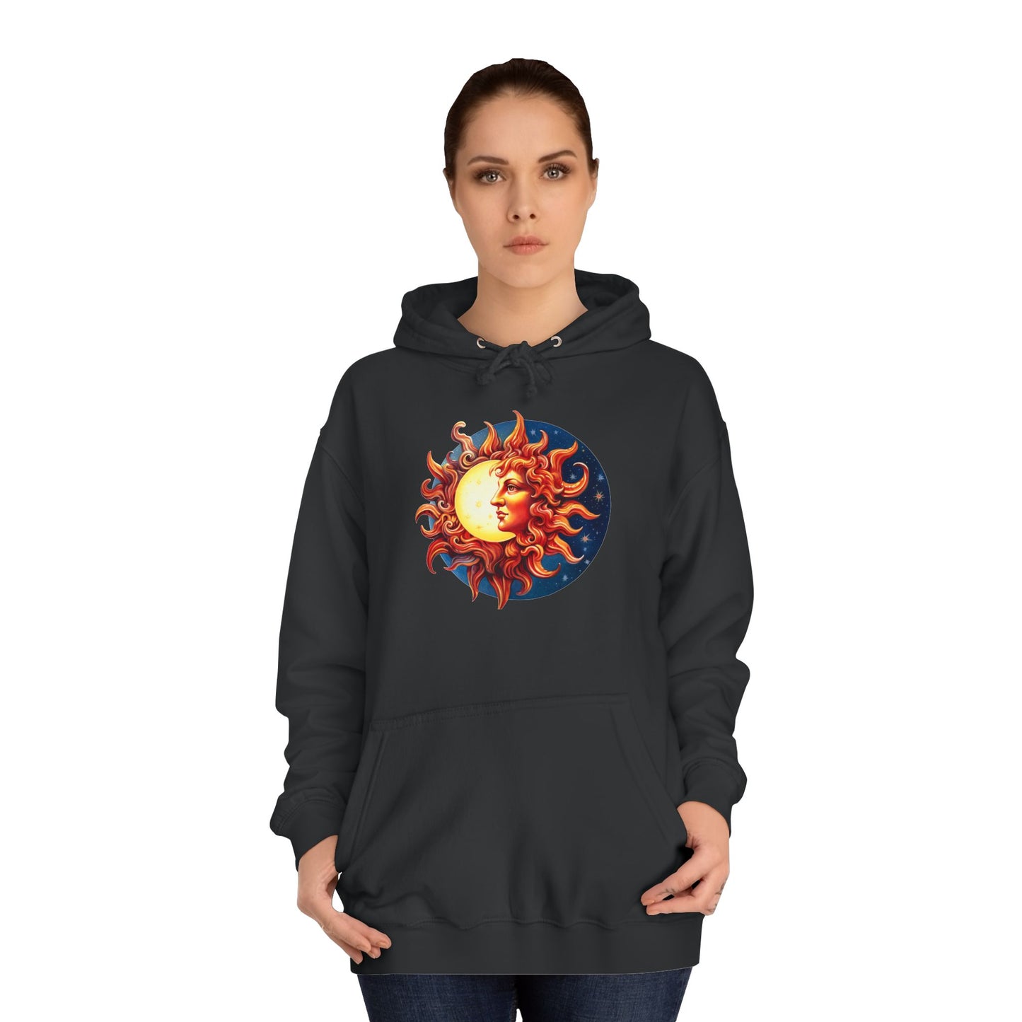 Unisex College Hoodie sun color