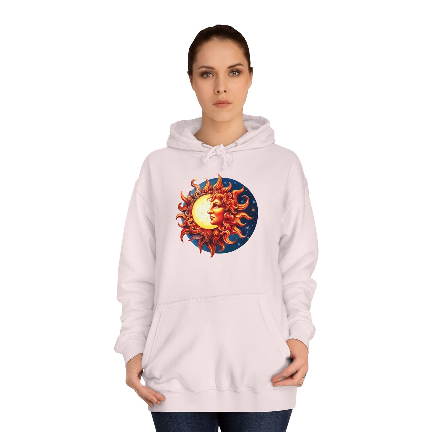 Unisex College Hoodie sun color