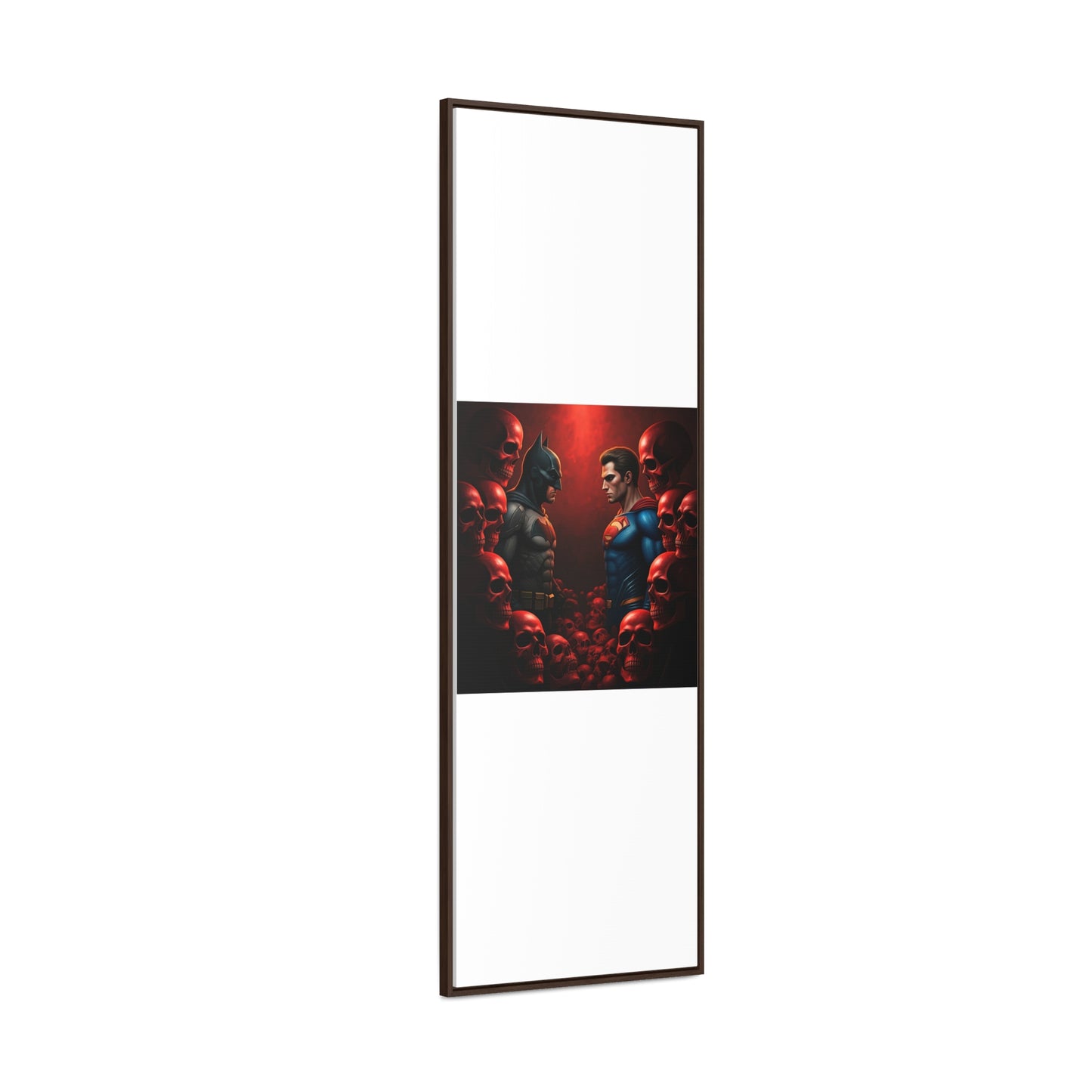 batman vs superman Gallery Canvas Wraps, Vertical Frame