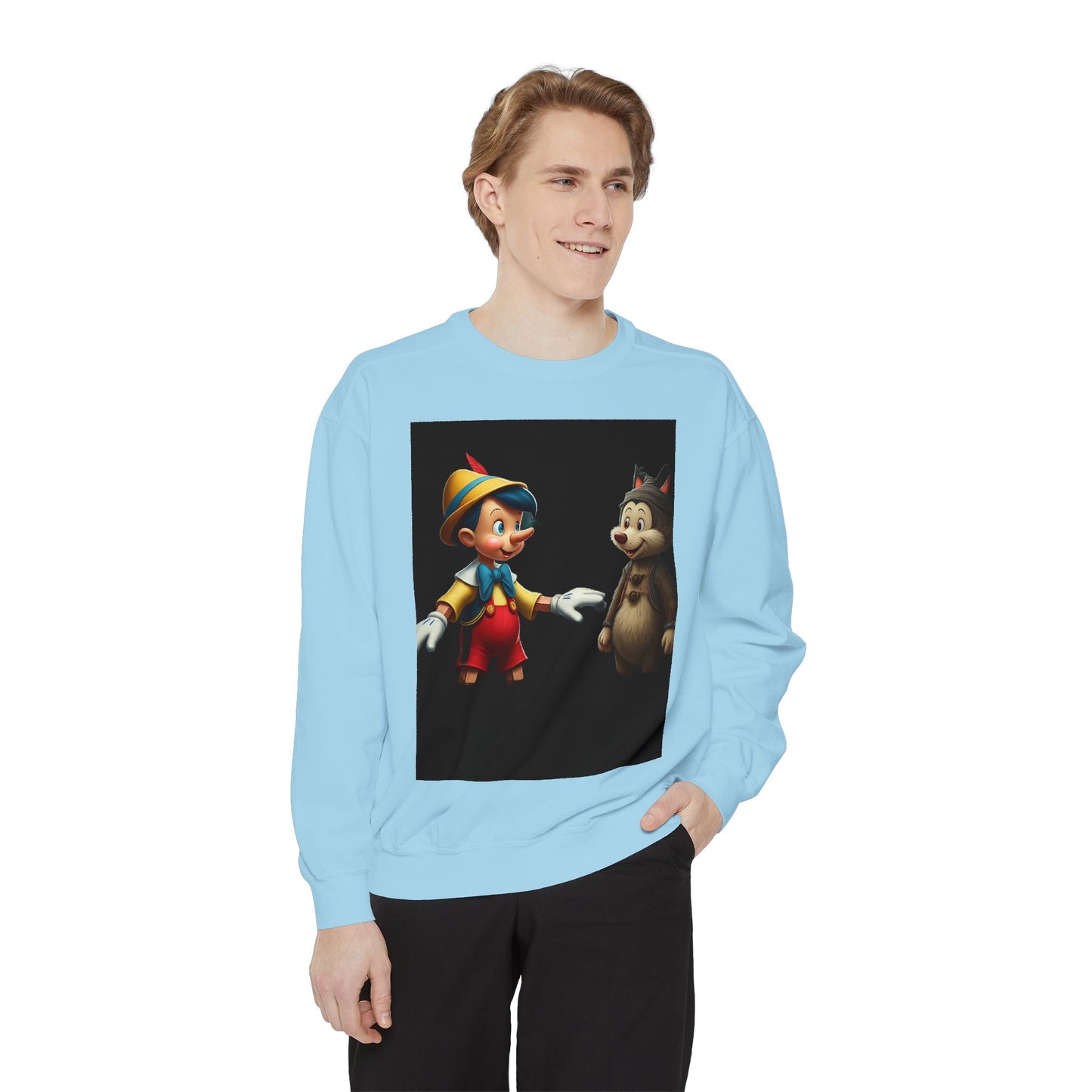 Unisex Garment-Dyed Sweatshirt pinocchio