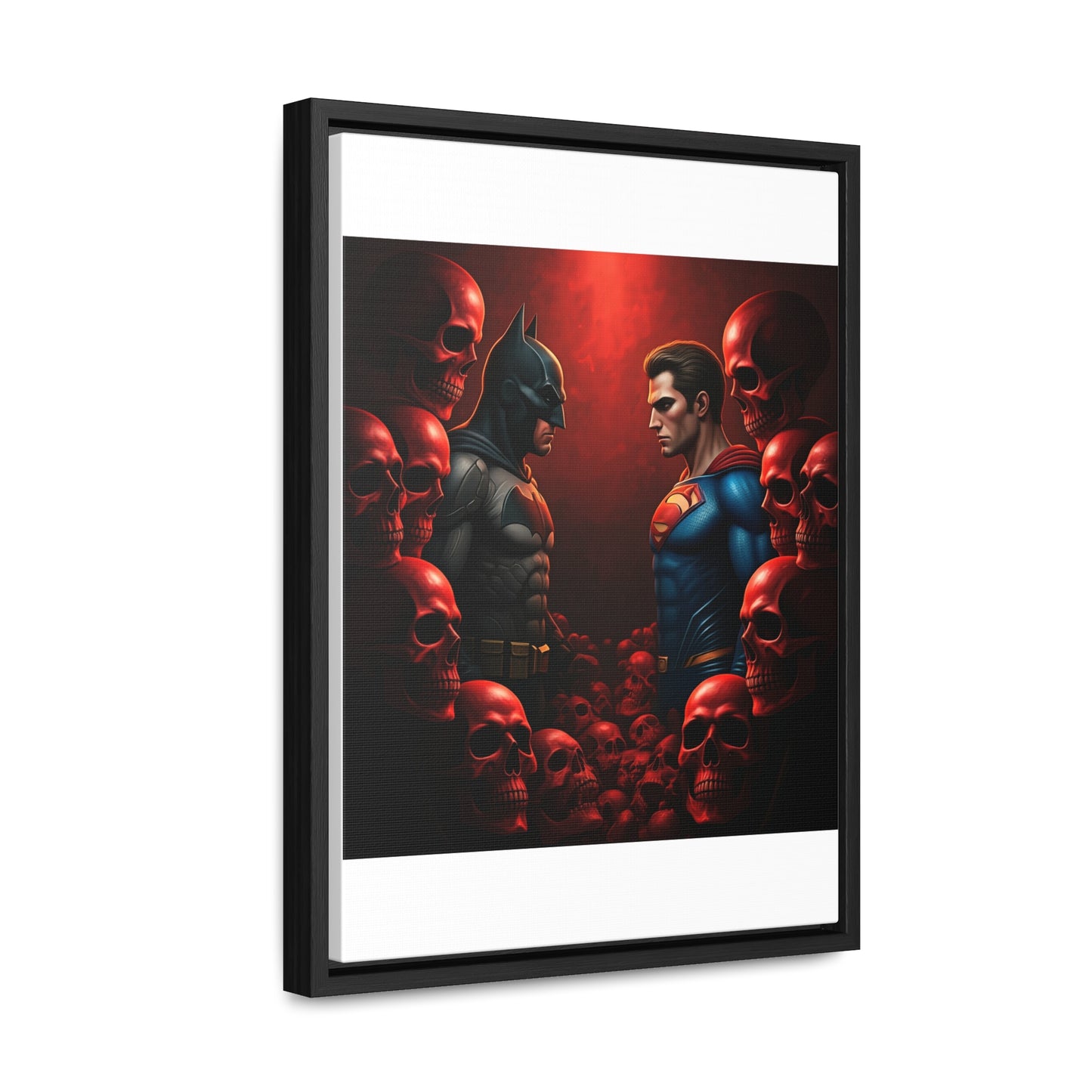 batman vs superman Gallery Canvas Wraps, Vertical Frame