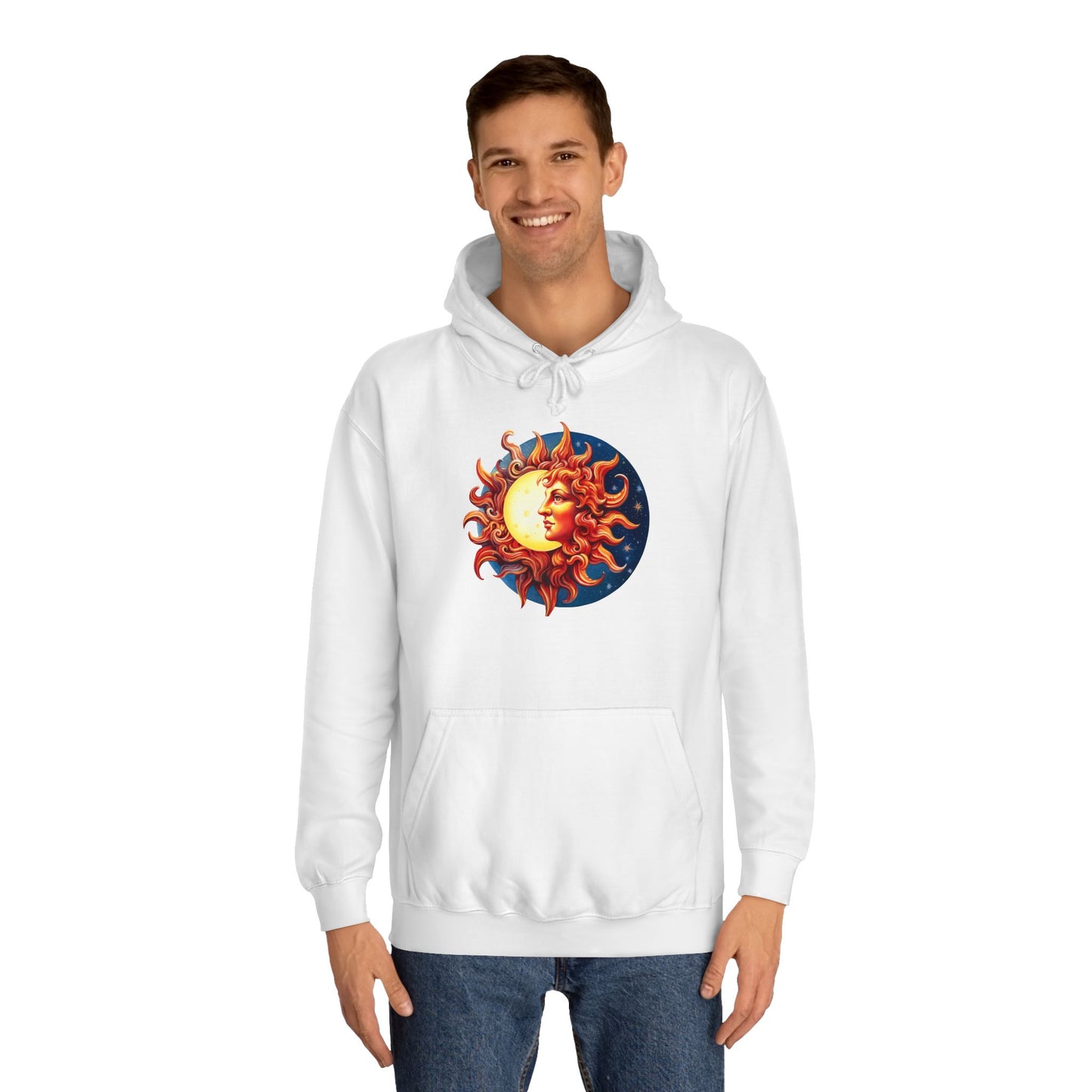 Unisex College Hoodie sun color