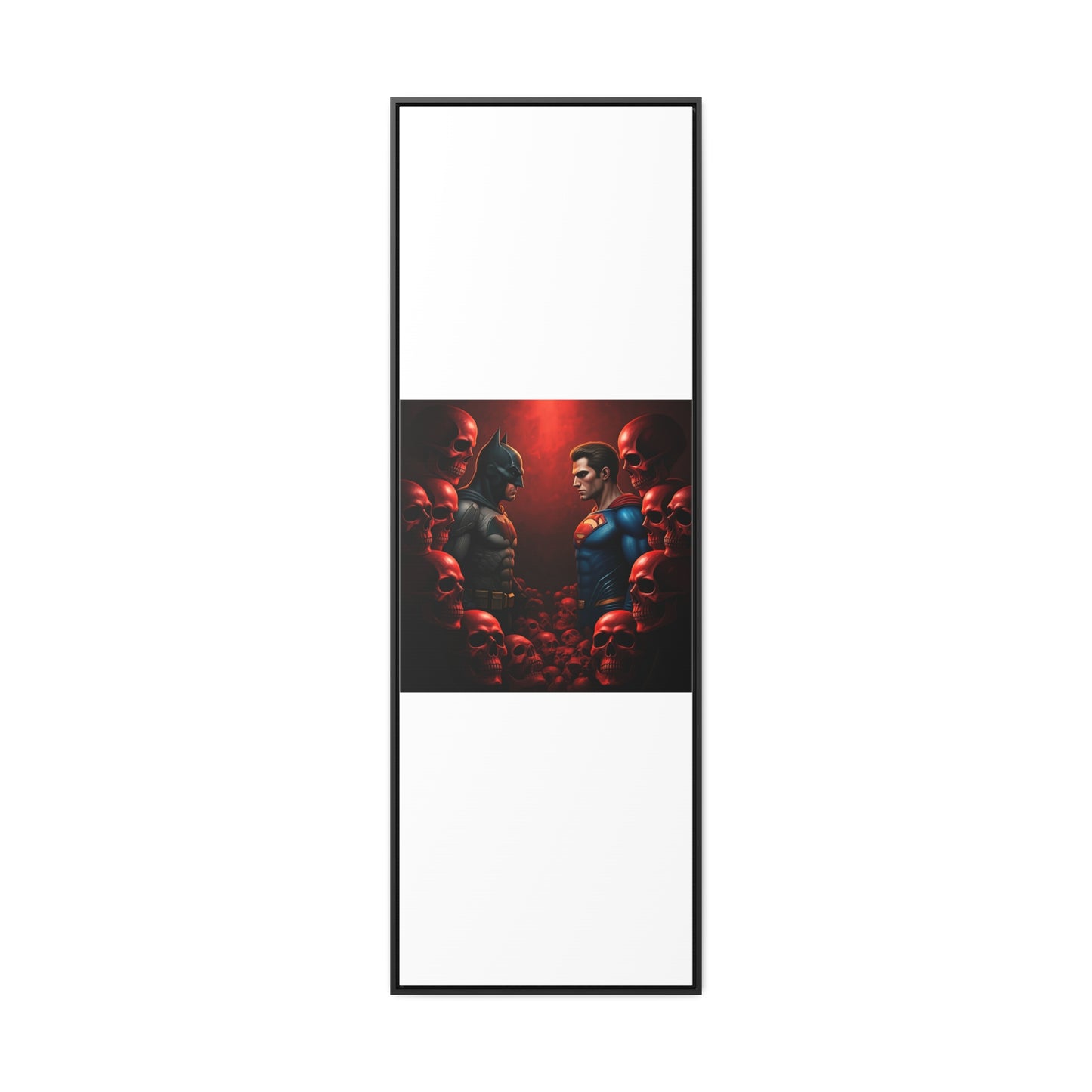 batman vs superman Gallery Canvas Wraps, Vertical Frame