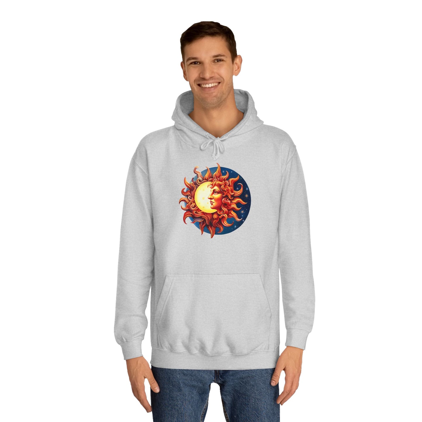 Unisex College Hoodie sun color