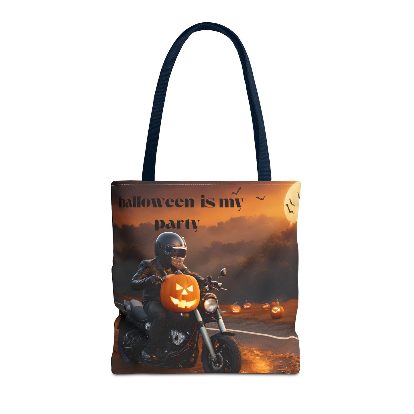 Tote Bag (AOP)halloween gift Pumpkin Party boy girl unisex