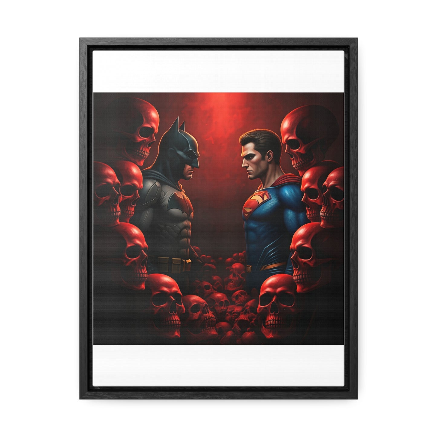 batman vs superman Gallery Canvas Wraps, Vertical Frame