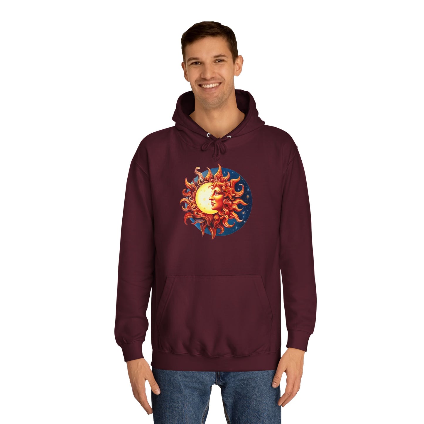 Unisex College Hoodie sun color