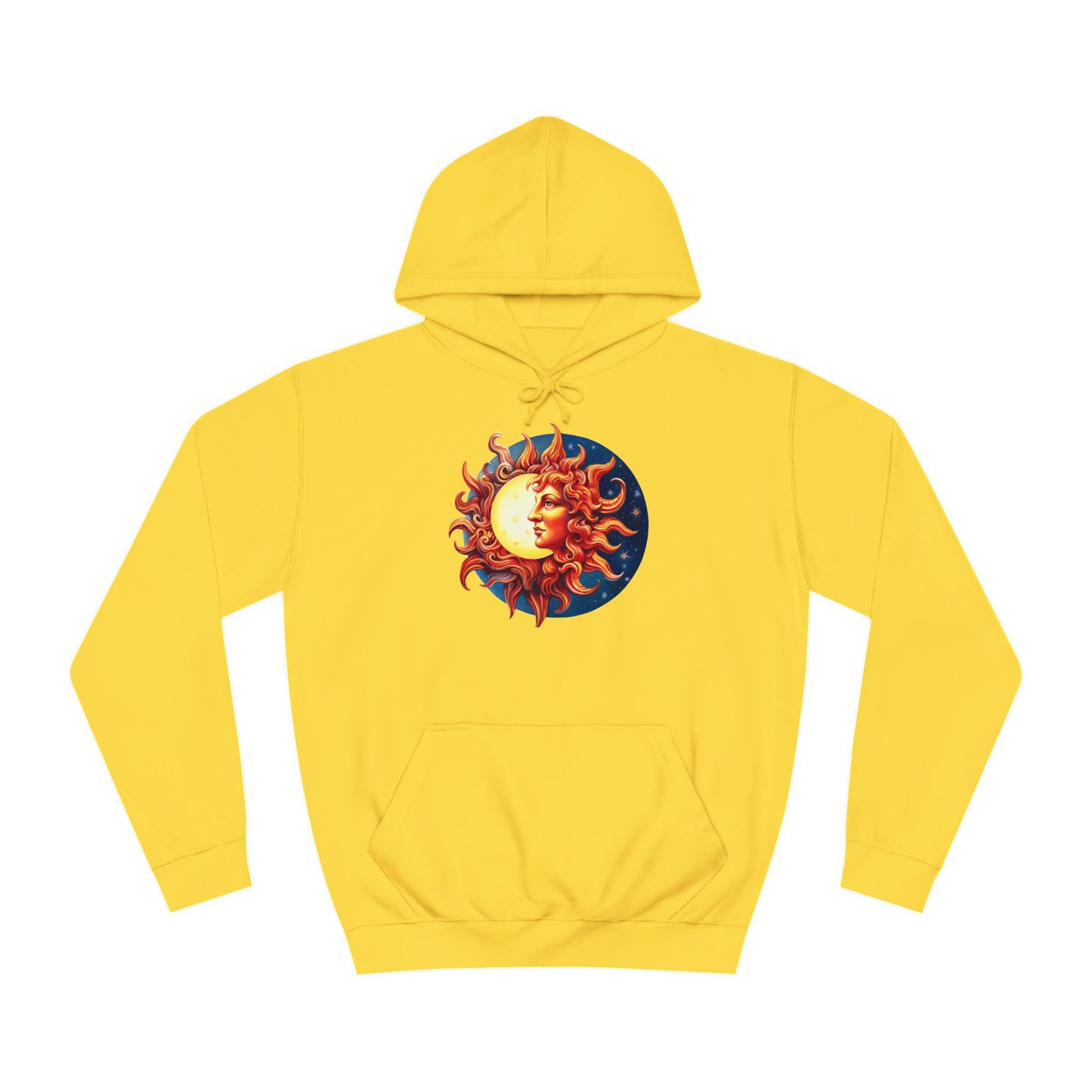 Unisex College Hoodie sun color