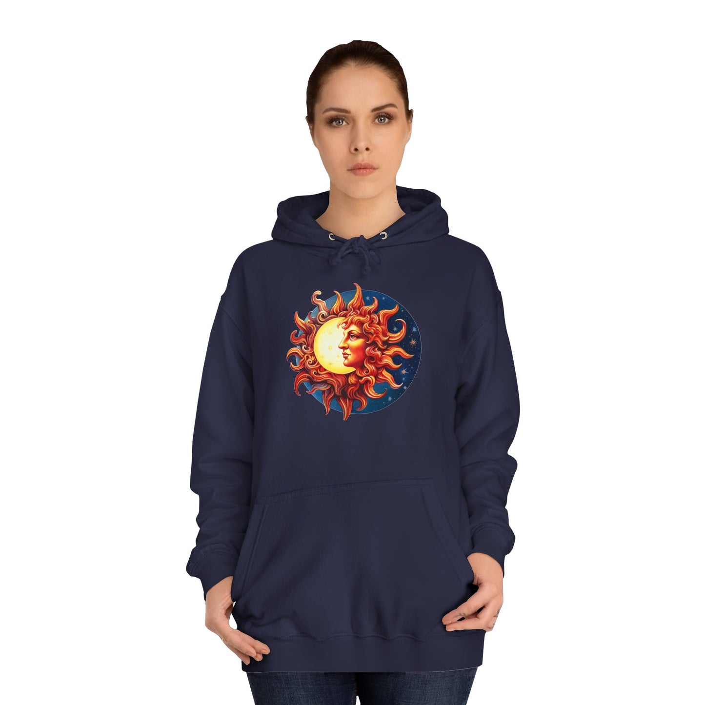 Unisex College Hoodie sun color