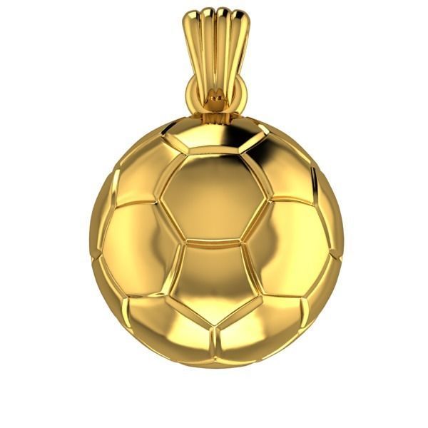 pendente pallone di calcio sport argento 925 oro 18kt sfera passione unisex regalo compleanno