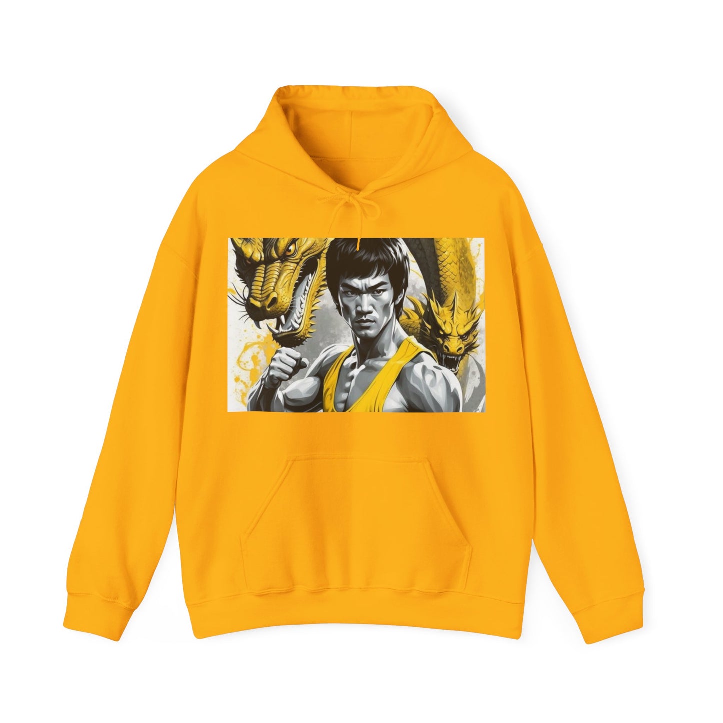 Unisex Heavy Blend™ Hooded Sweatshirt bruce lee dragon