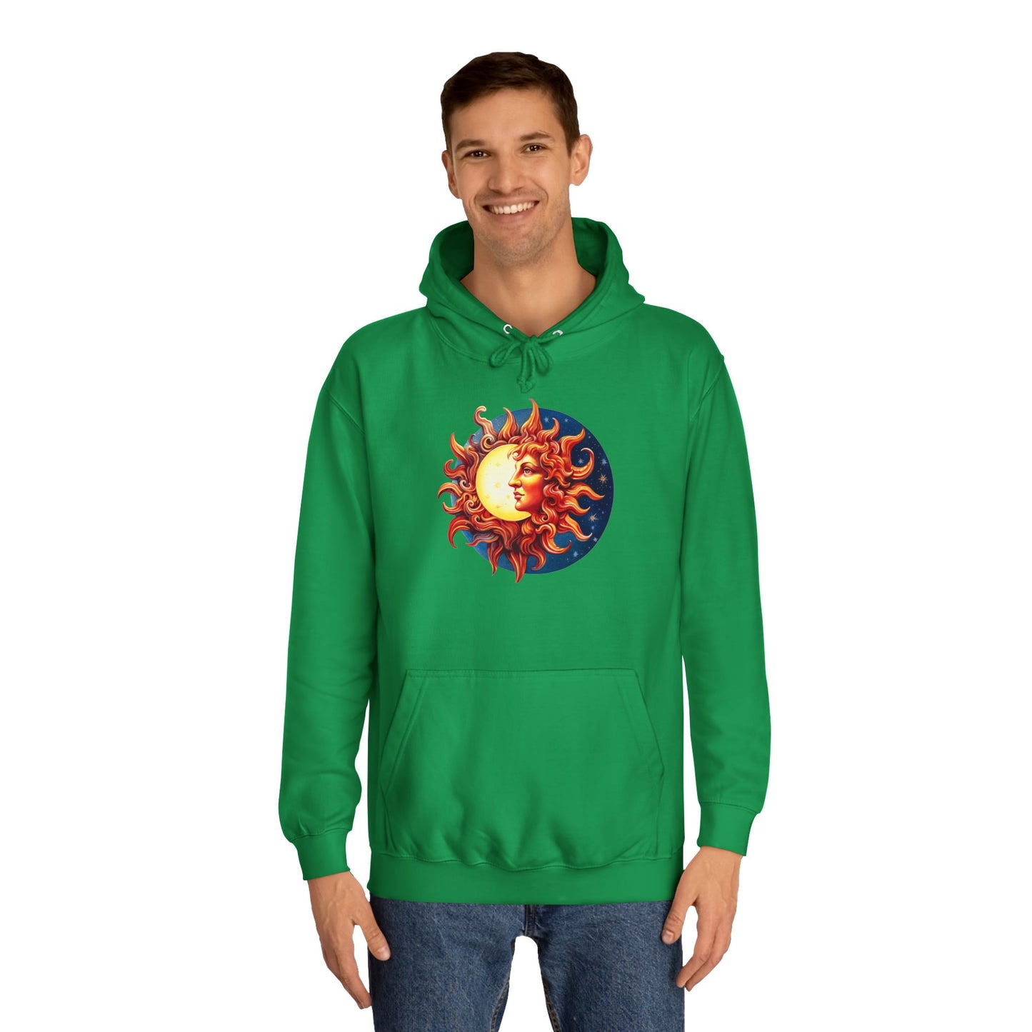 Unisex College Hoodie sun color