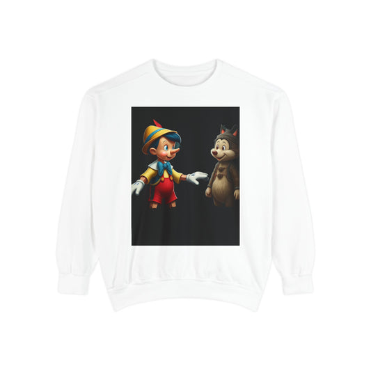 Unisex Garment-Dyed Sweatshirt pinocchio