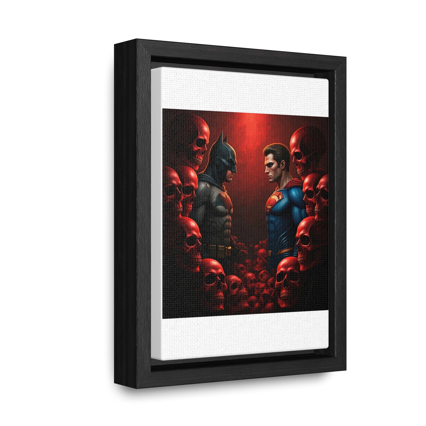 batman vs superman Gallery Canvas Wraps, Vertical Frame