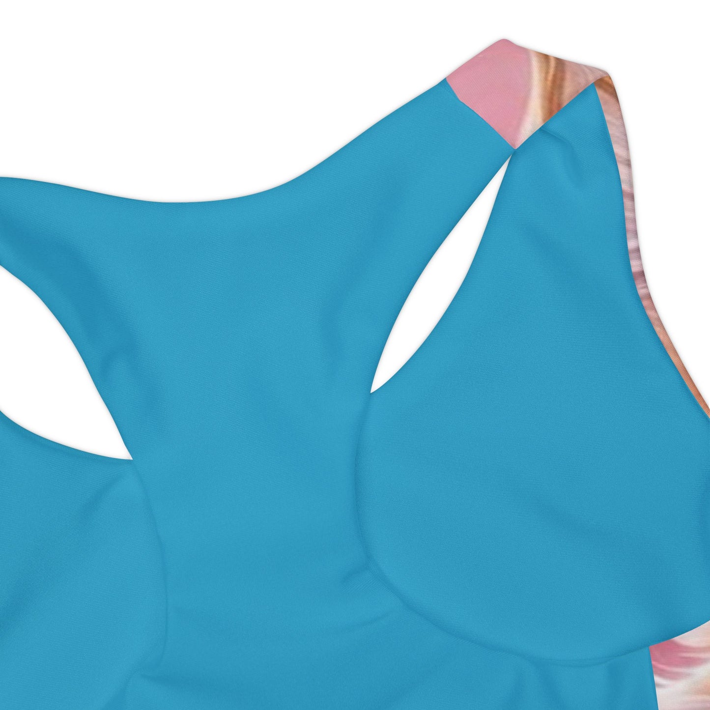 Girls' Swimsuit Crop Top (AOP)