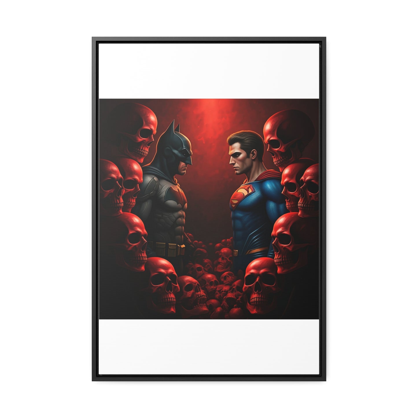 batman vs superman Gallery Canvas Wraps, Vertical Frame