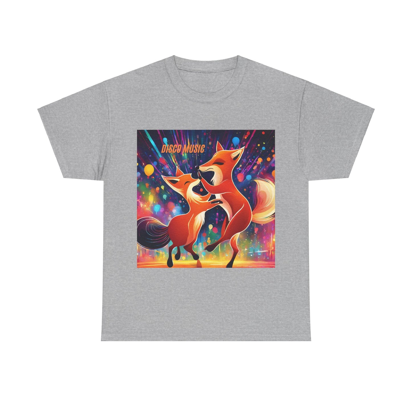 Unisex Heavy Cotton Tee fox disco music dance