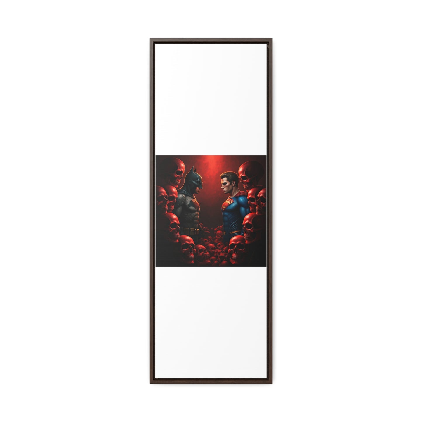 batman vs superman Gallery Canvas Wraps, Vertical Frame