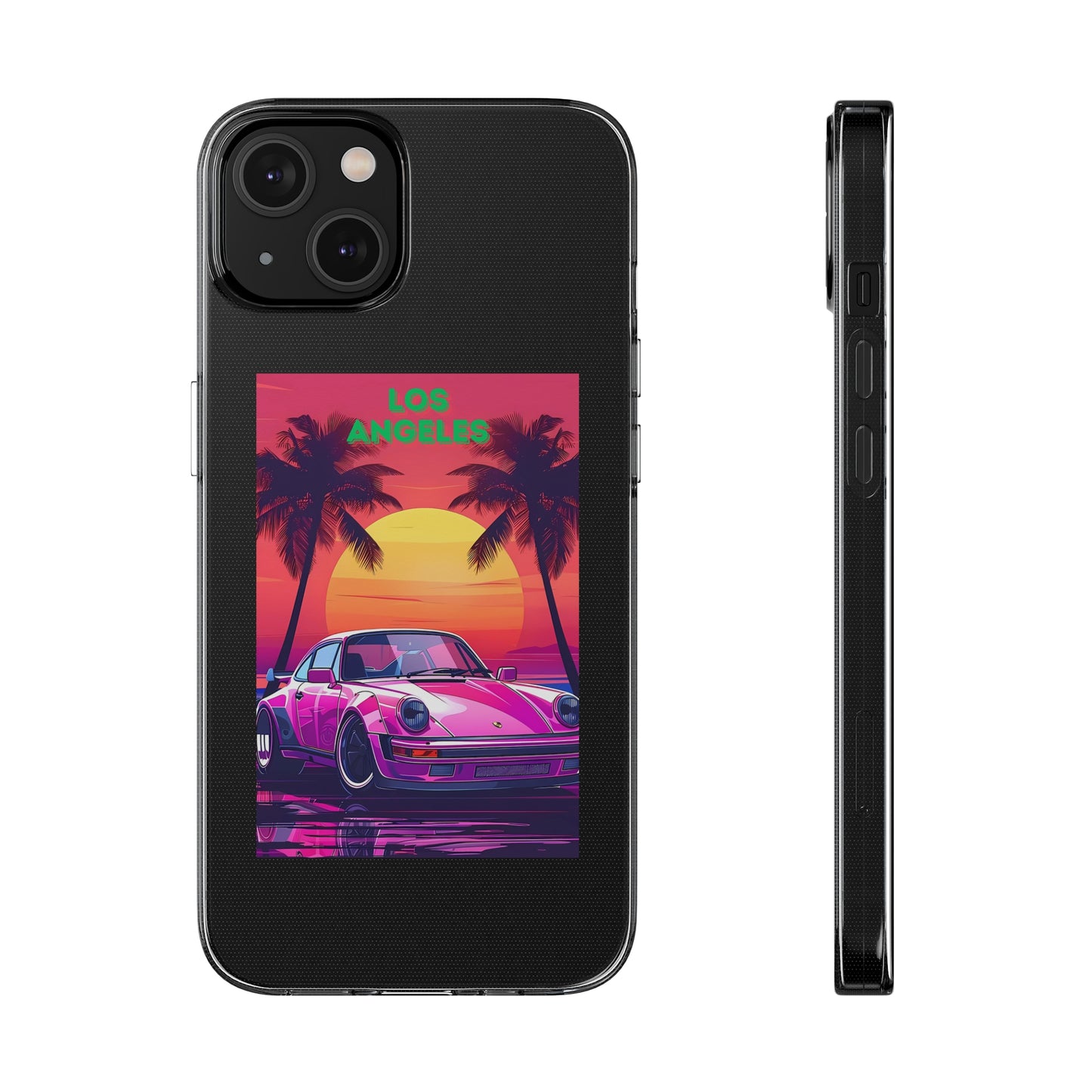 Soft Phone Cases los angeles car night