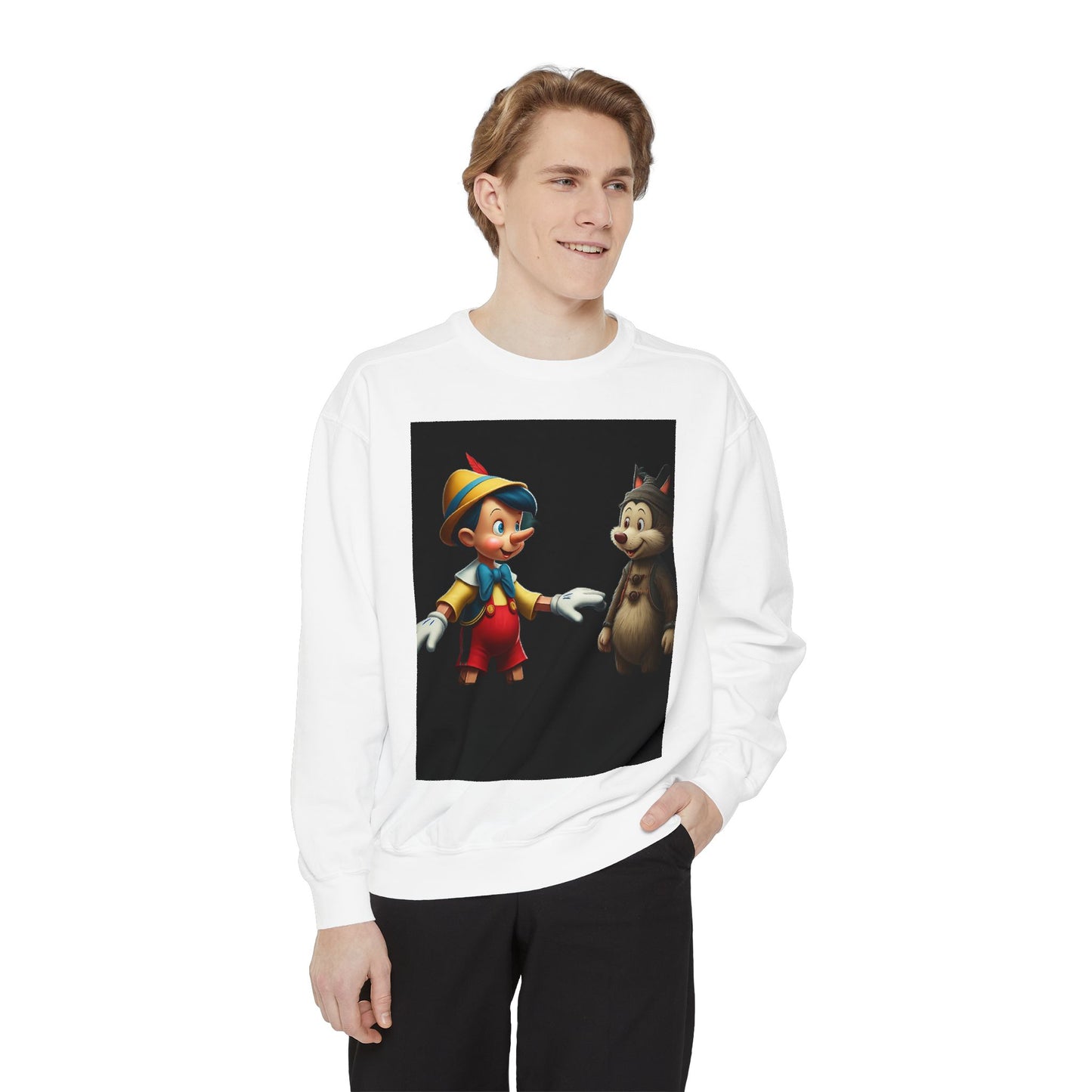 Unisex Garment-Dyed Sweatshirt pinocchio