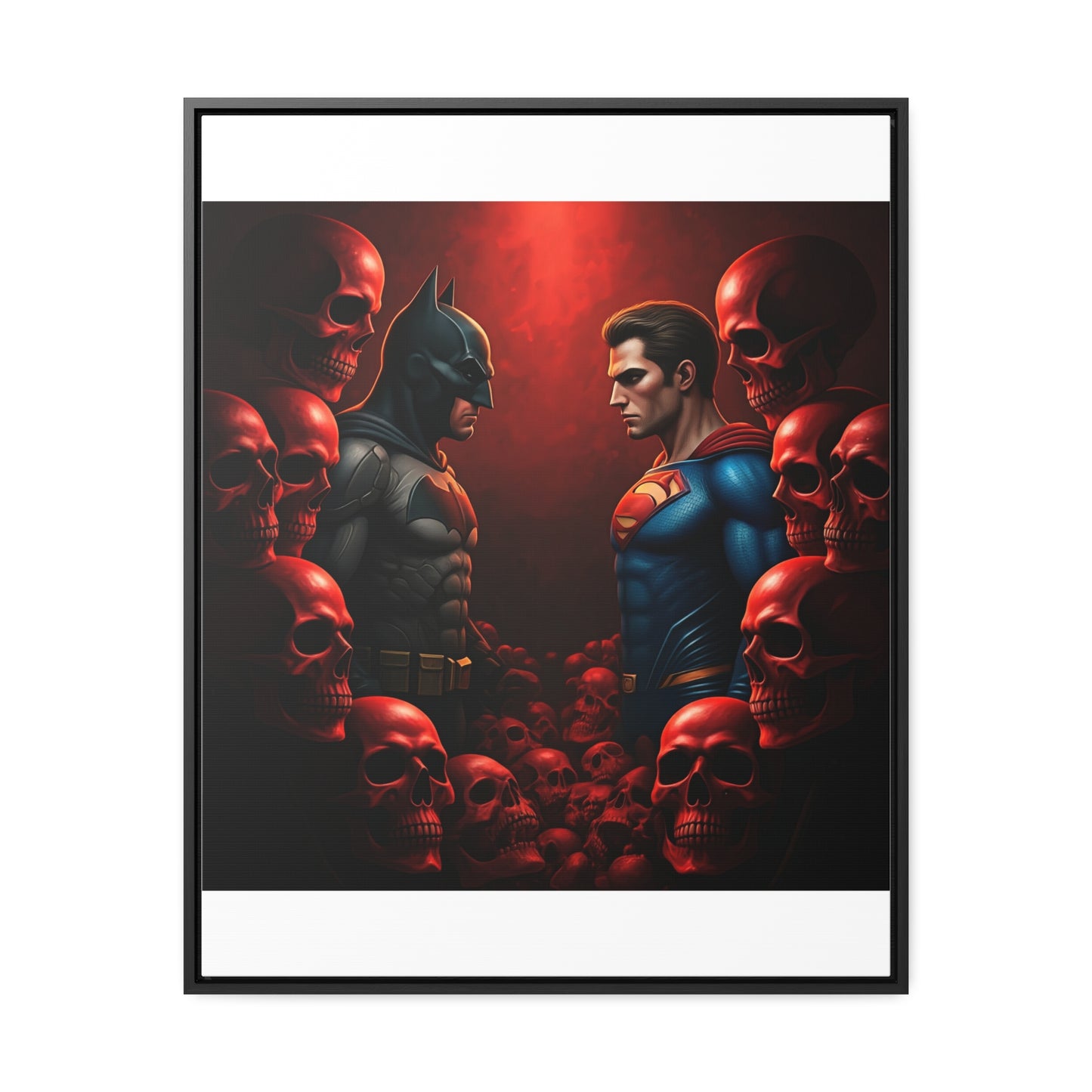 batman vs superman Gallery Canvas Wraps, Vertical Frame