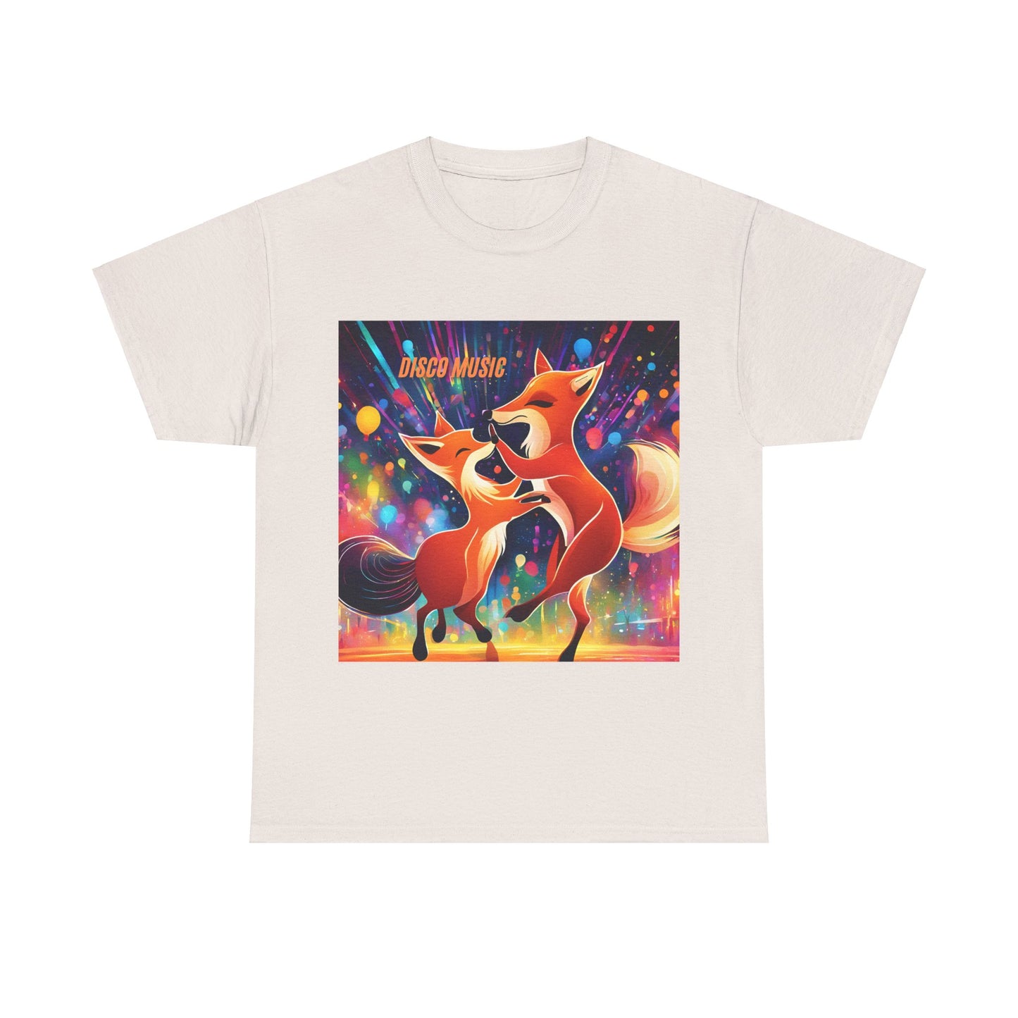 Unisex Heavy Cotton Tee fox disco music dance